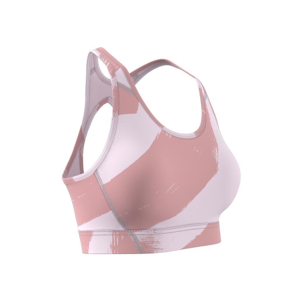 Training Medium-Support Graphic Sports Bra, Pink, A901_ONE, large image number 12