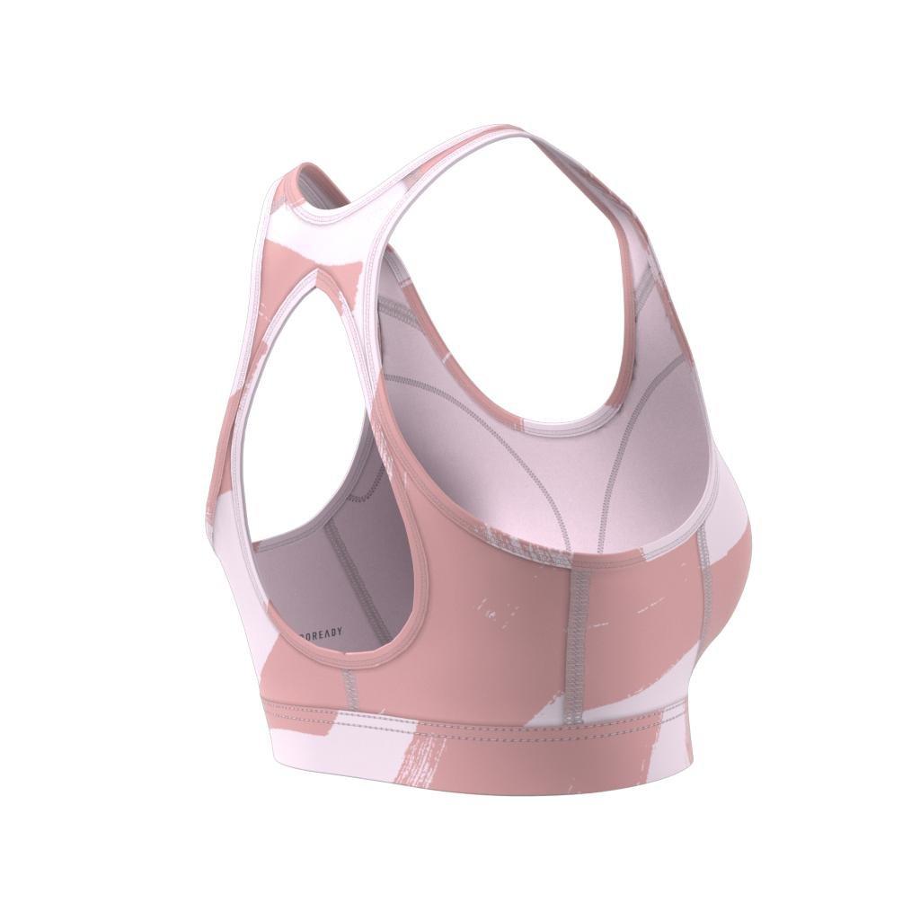 Training Medium-Support Graphic Sports Bra, Pink, A901_ONE, large image number 13