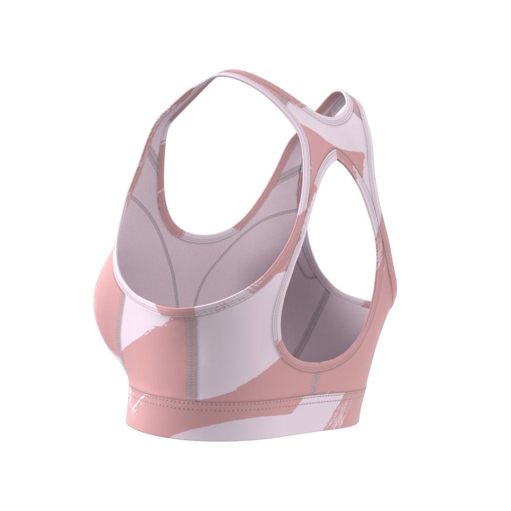 Training Medium-Support Graphic Sports Bra, Pink, A901_ONE, large image number 14