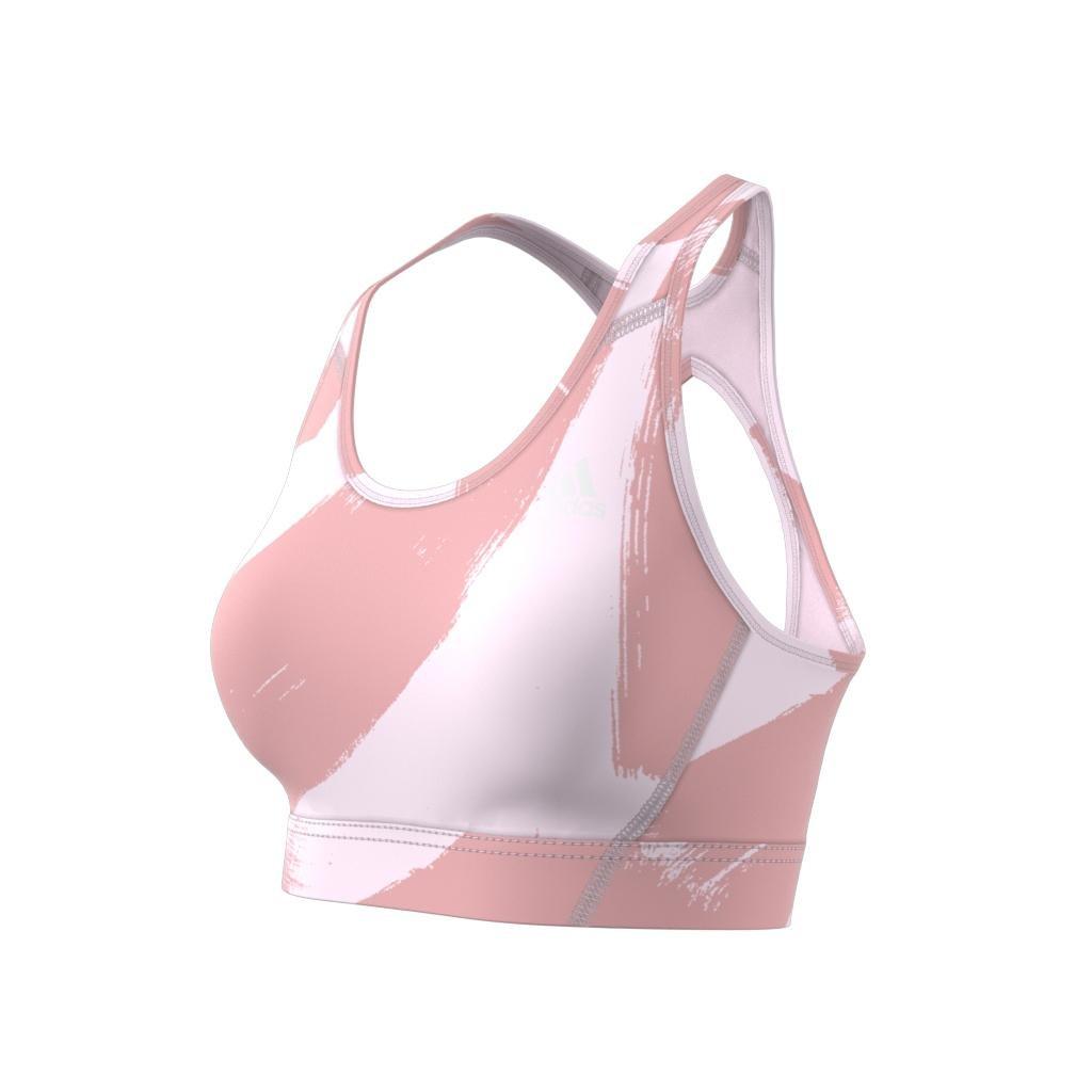 Training Medium-Support Graphic Sports Bra, Pink, A901_ONE, large image number 15