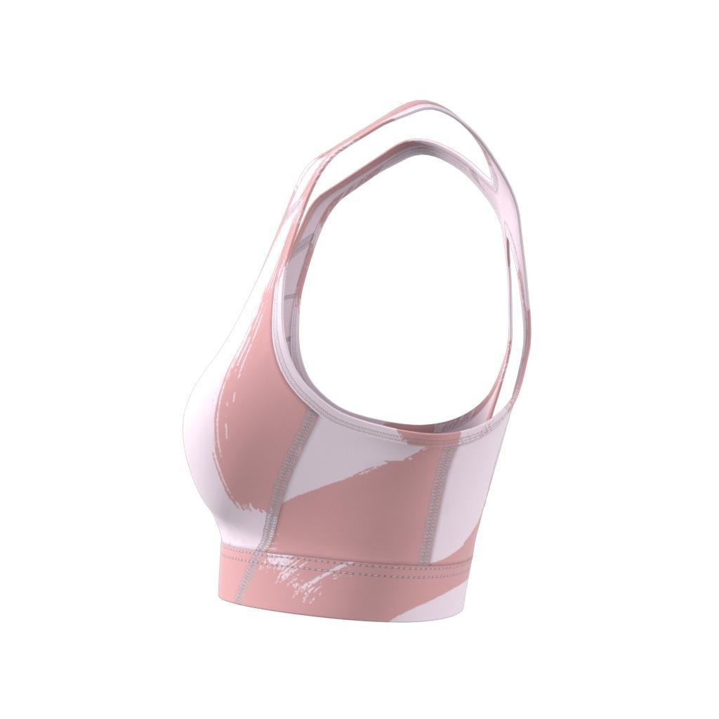 Training Medium-Support Graphic Sports Bra, Pink, A901_ONE, large image number 17