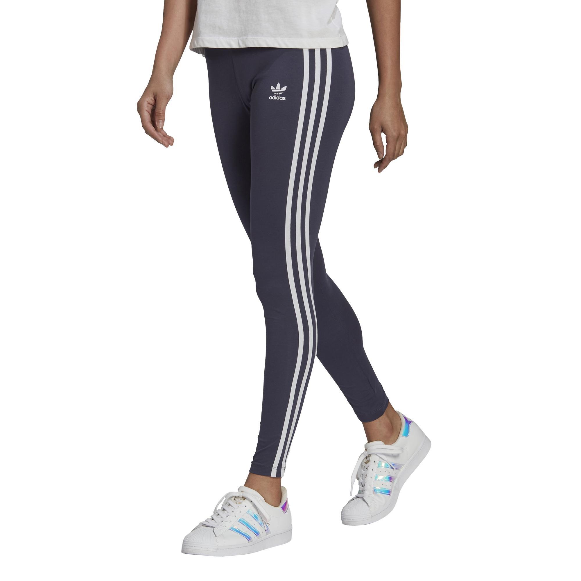 Adicolor Classics 3-Stripes Leggings, Blue, A901_ONE, large image number 0