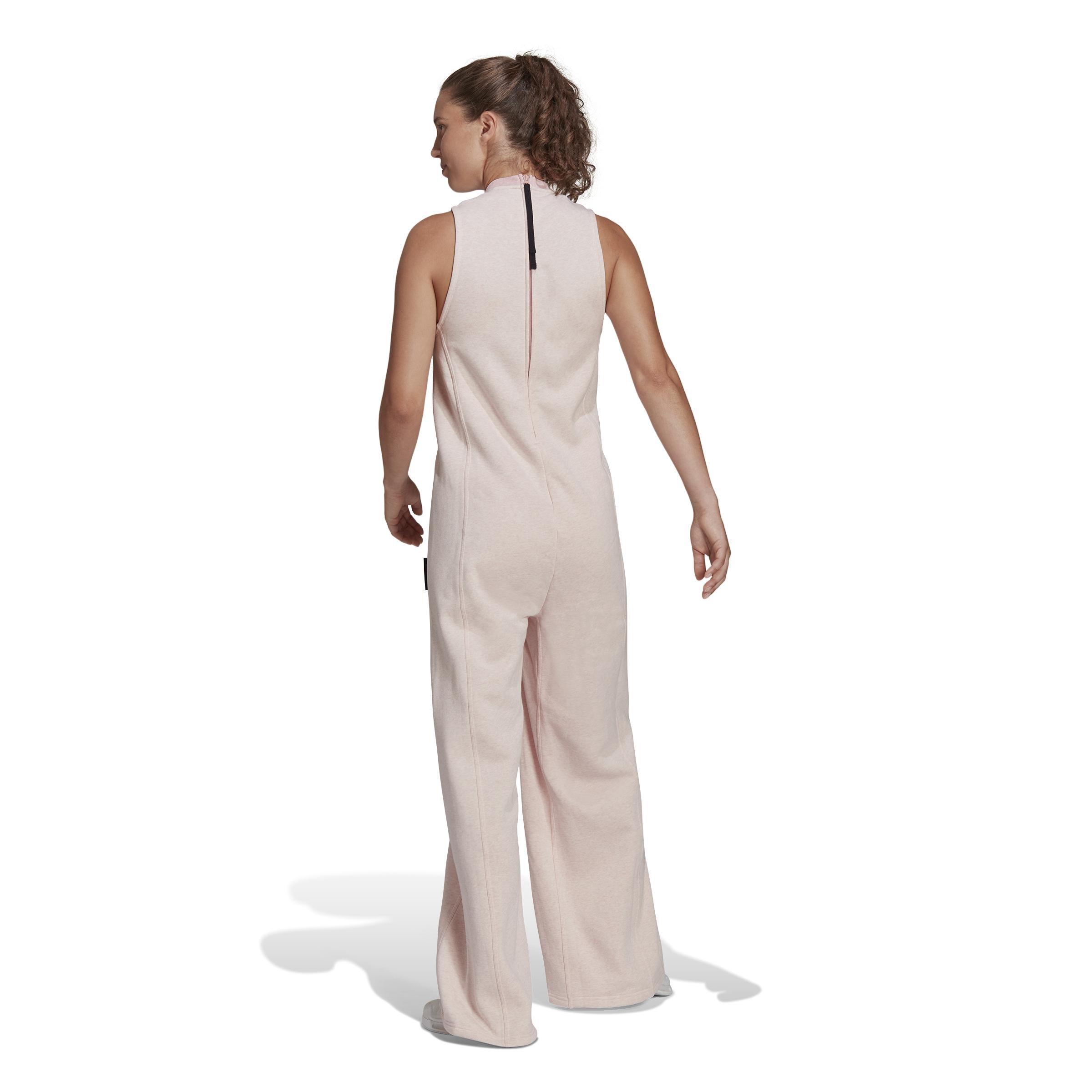 Sportswear Studio Lounge Fleece Jumpsuit, Pink, , large image number 5