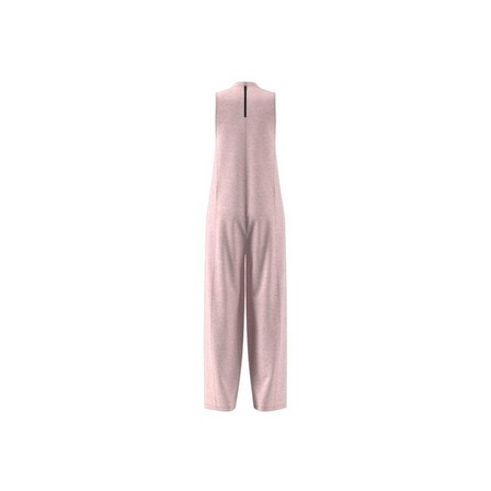 Women Sportswear Studio Lounge Fleece Jumpsuit, Pink, A901_ONE, large image number 8