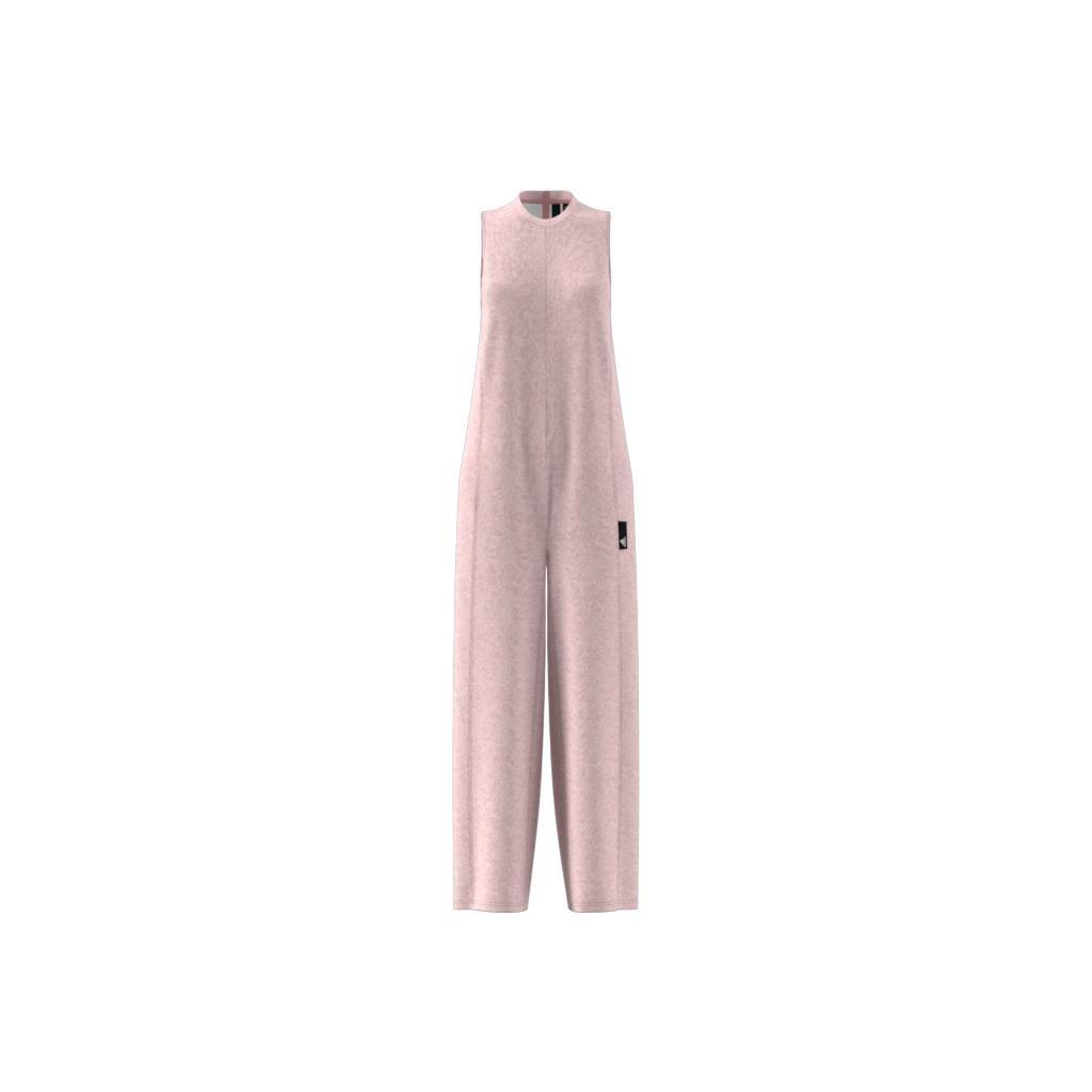 Women Sportswear Studio Lounge Fleece Jumpsuit, Pink