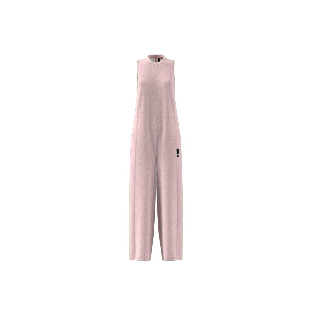Sportswear Studio Lounge Fleece Jumpsuit, Pink, , large image number 10