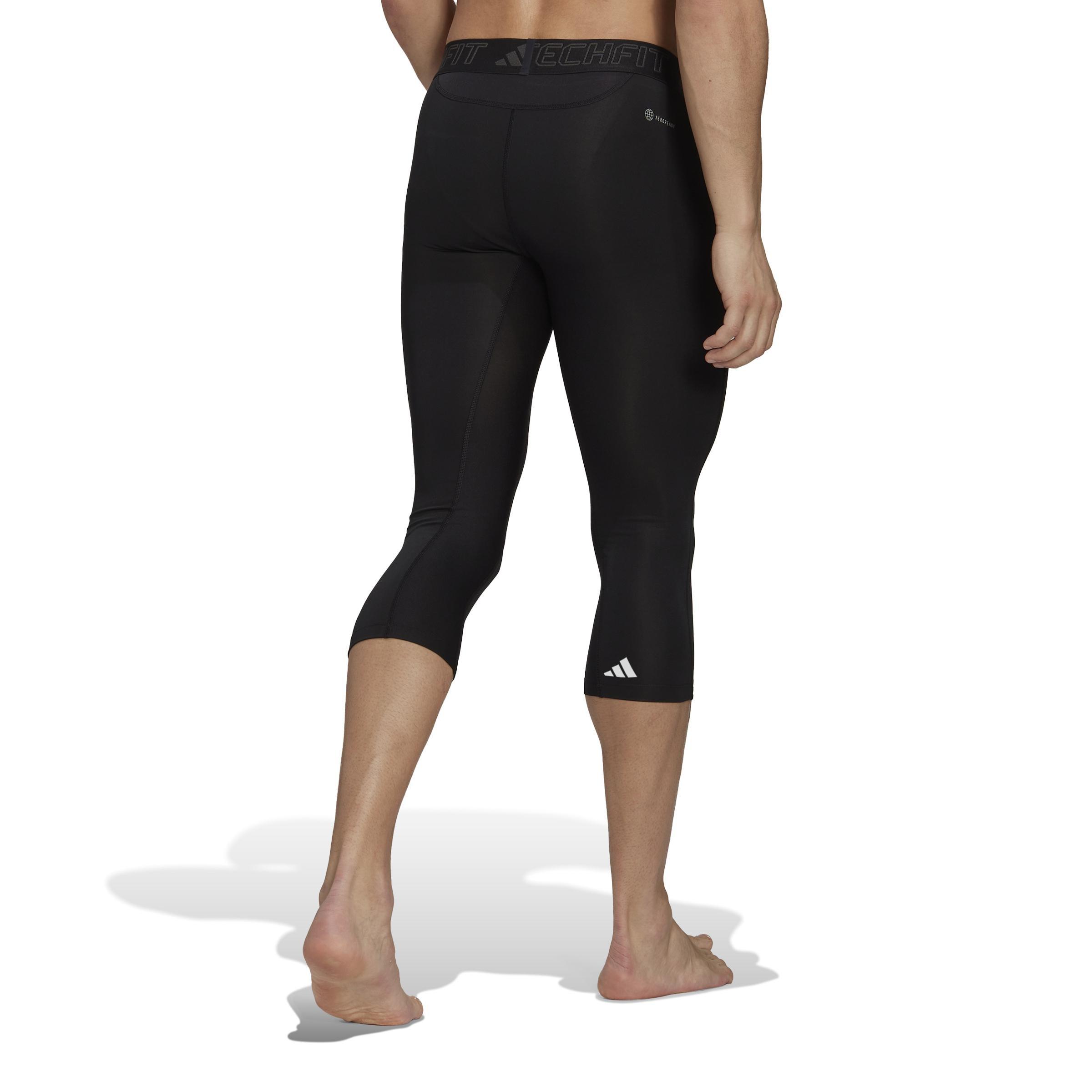 Techfit Training 3/4 Tights, Black, , large image number 2
