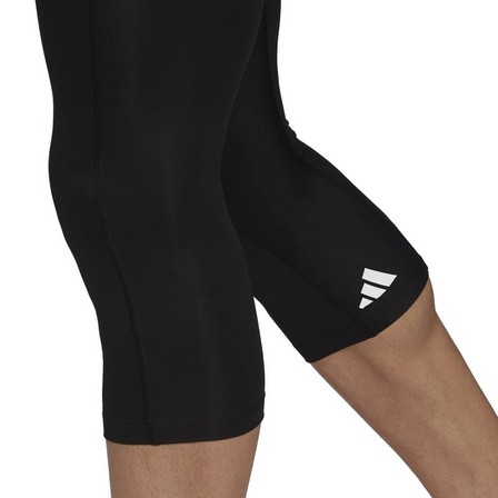 Men Techfit Training 3/4 Tights, Black, A901_ONE, large image number 3
