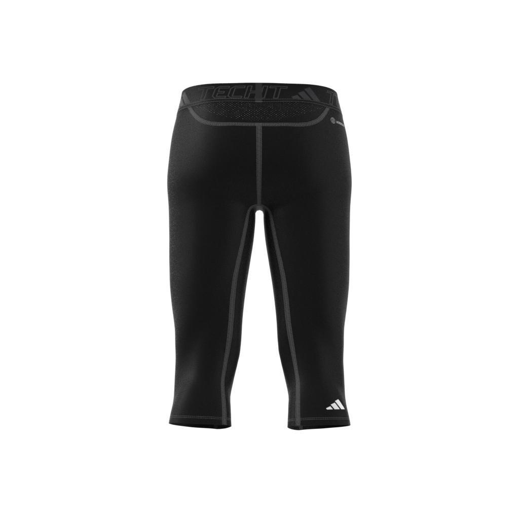 Techfit Training 3/4 Tights, Black, A901_ONE, large image number 5