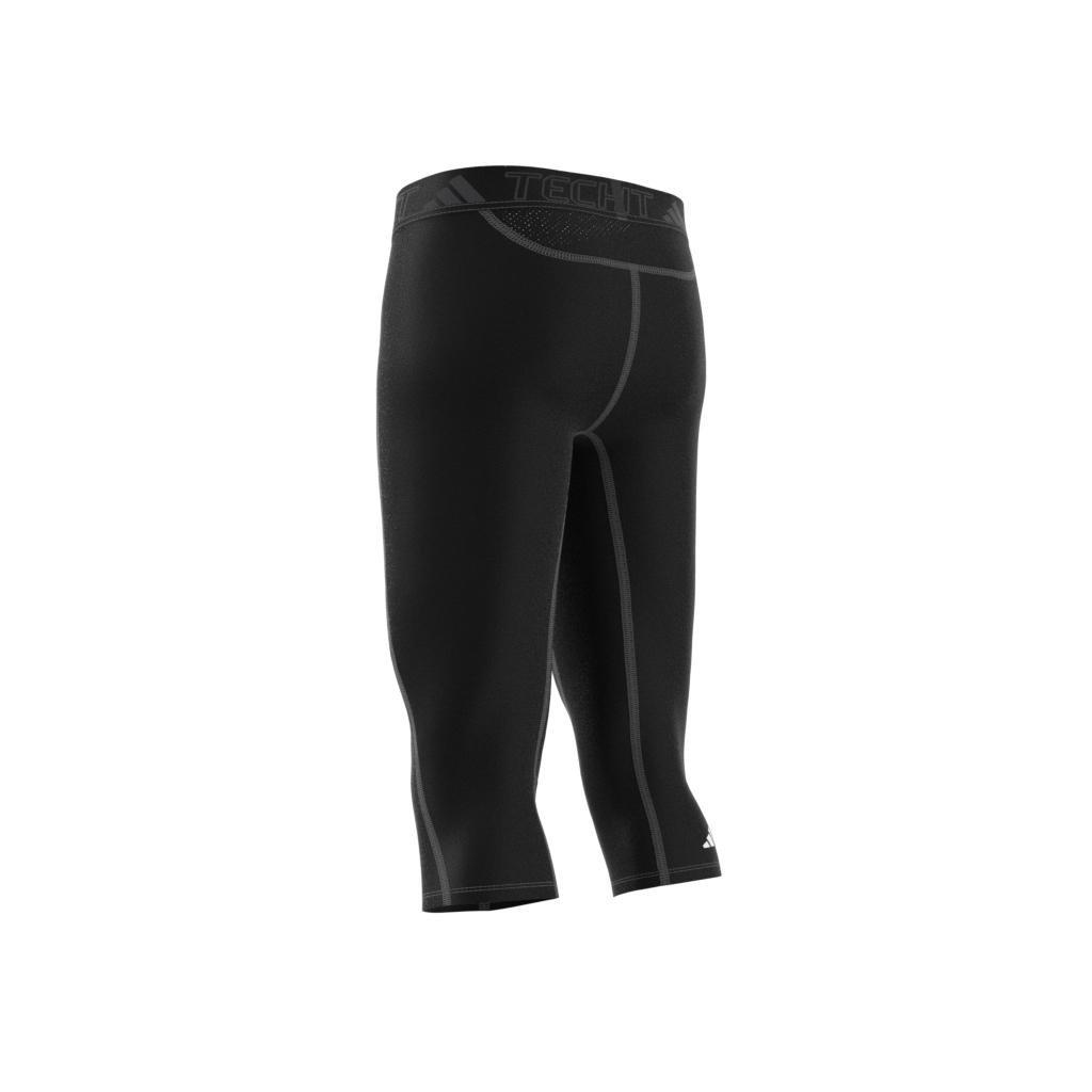 Men Techfit Training 3/4 Tights, Black