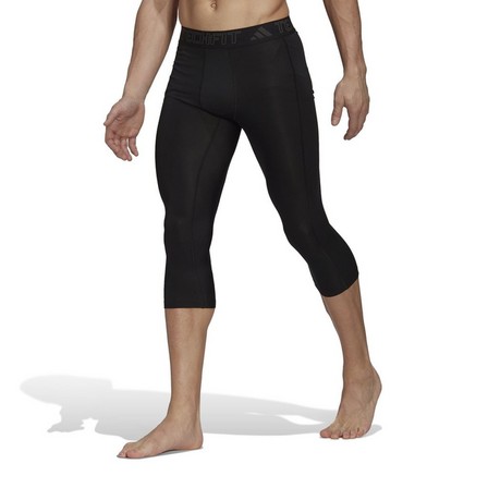 Men Techfit Training 3/4 Tights, Black, A901_ONE, large image number 12
