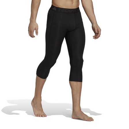 Men Techfit Training 3/4 Tights, Black, A901_ONE, large image number 13