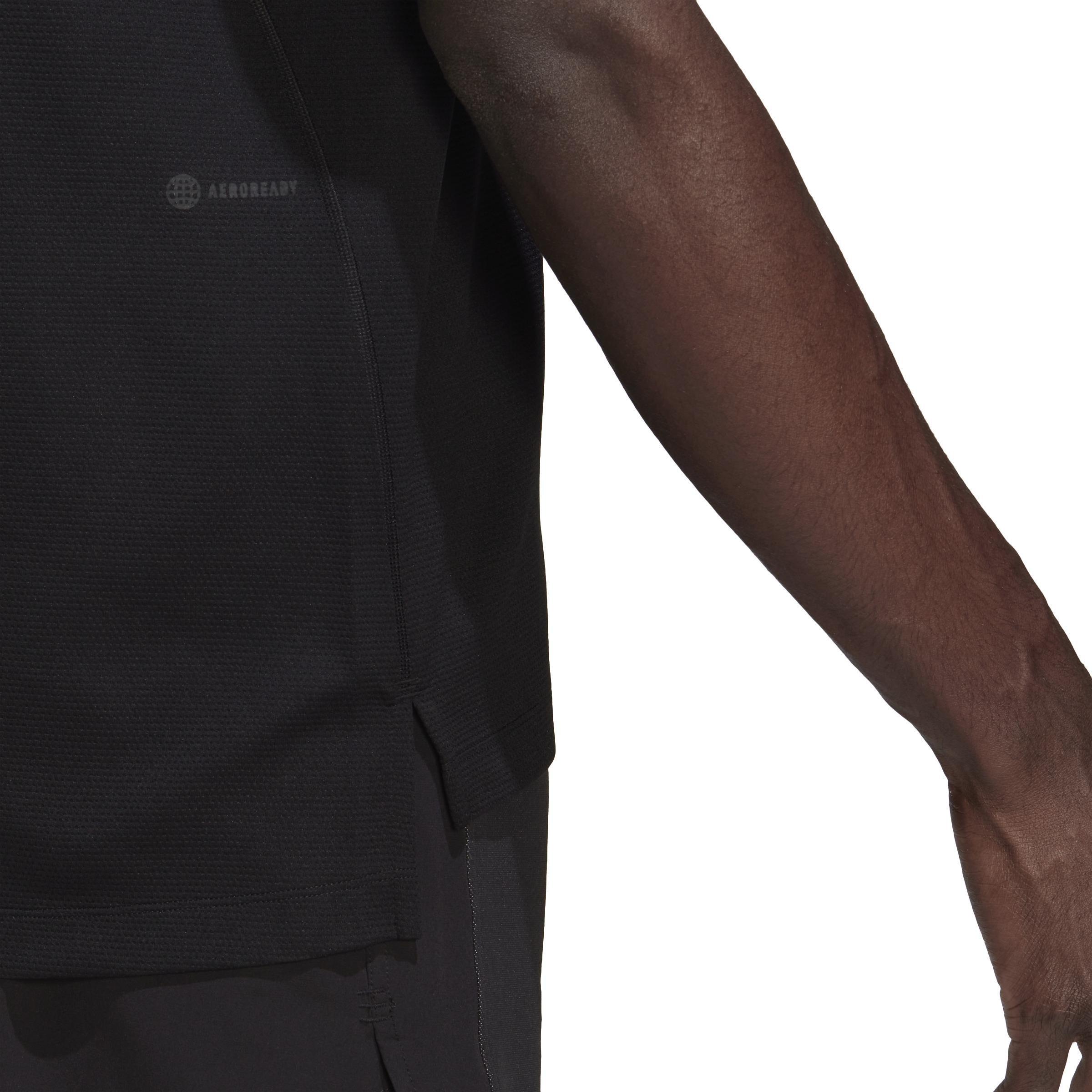 Workout Front Rack Impact Print T-shirt, Black, A901_ONE, large image number 5