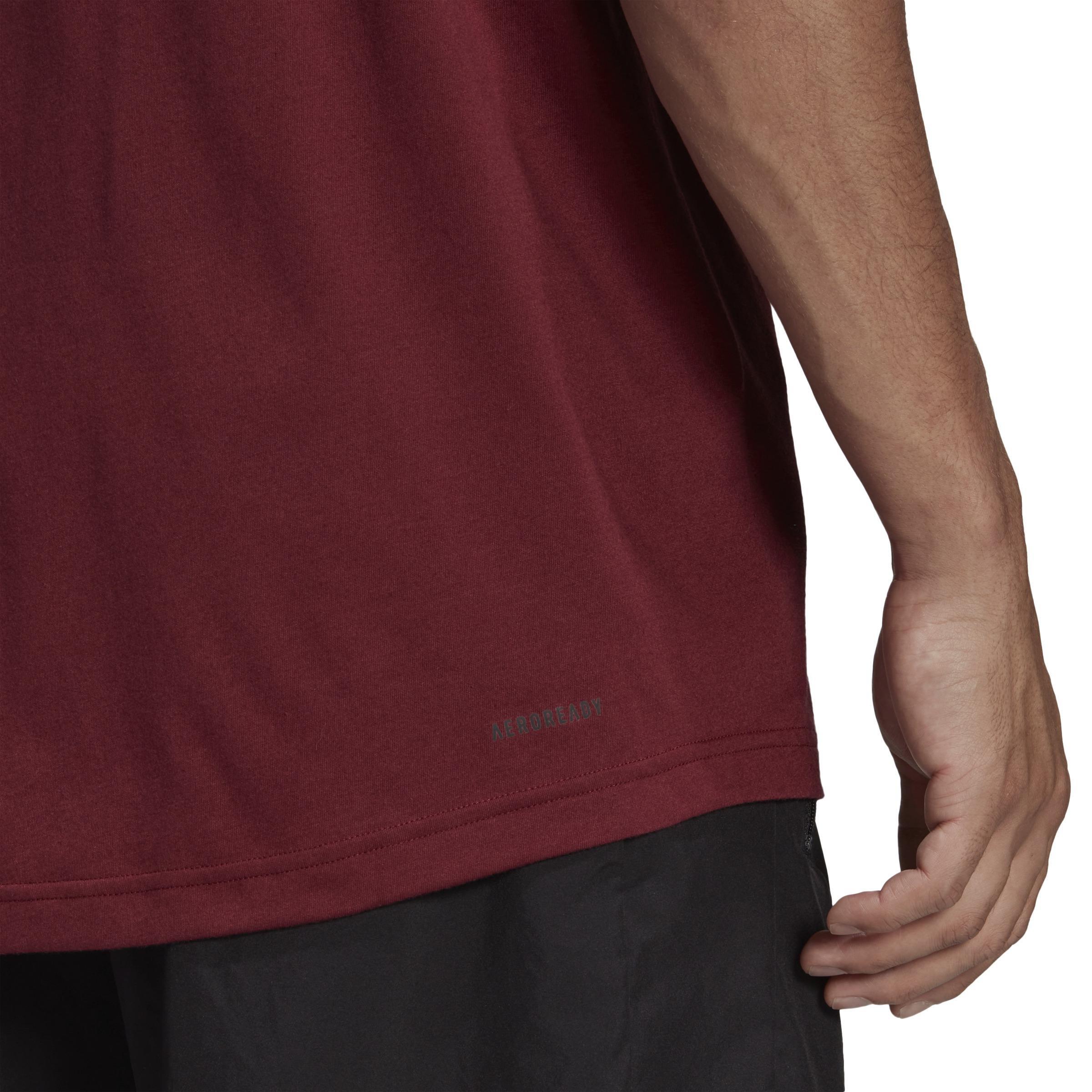 Aeroready Designed 2 Move Feelready Sport T-Shirt, Red, A901_ONE, large image number 7