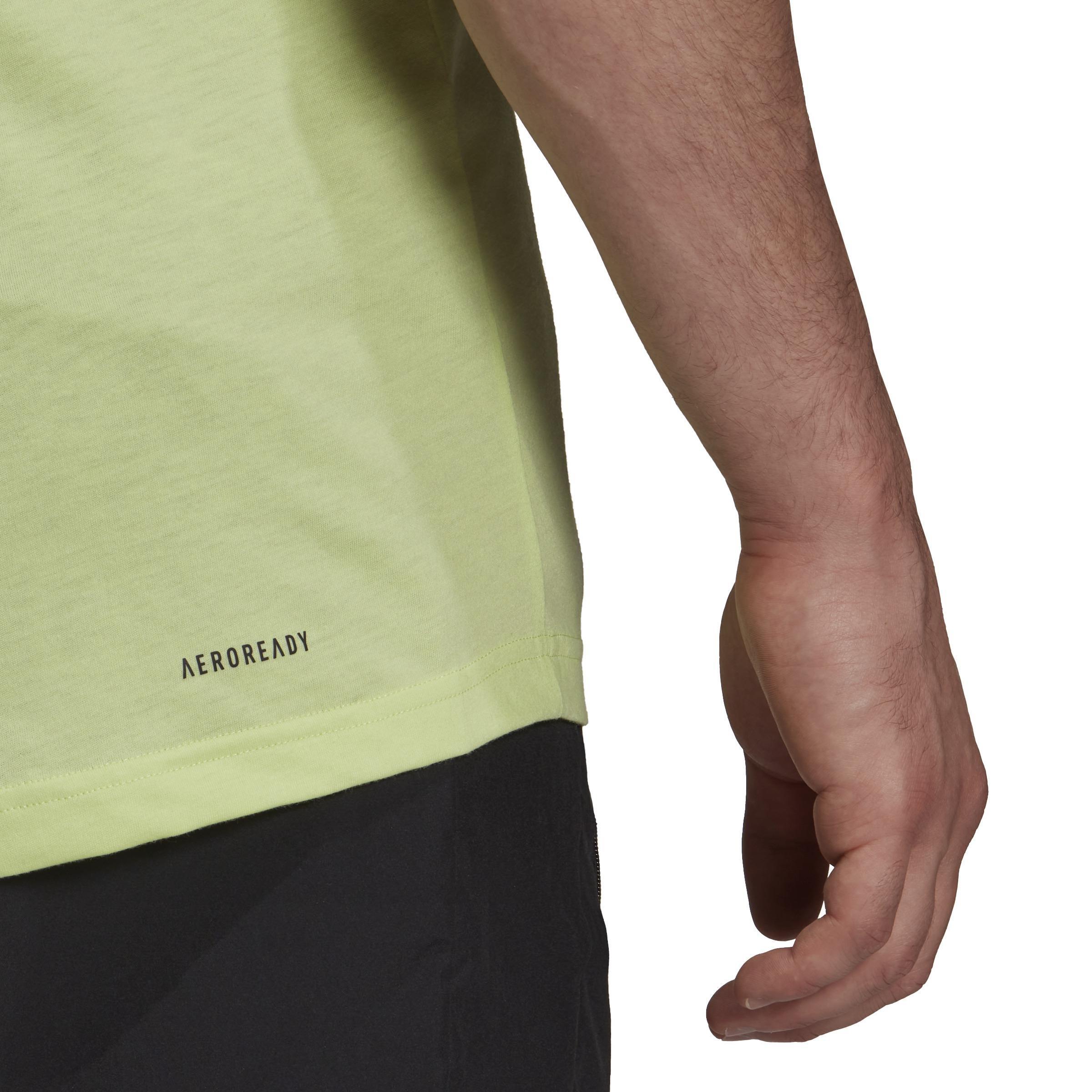 Aeroready Designed 2 Move Feelready Sport T-Shirt, Green, A901_ONE, large image number 6