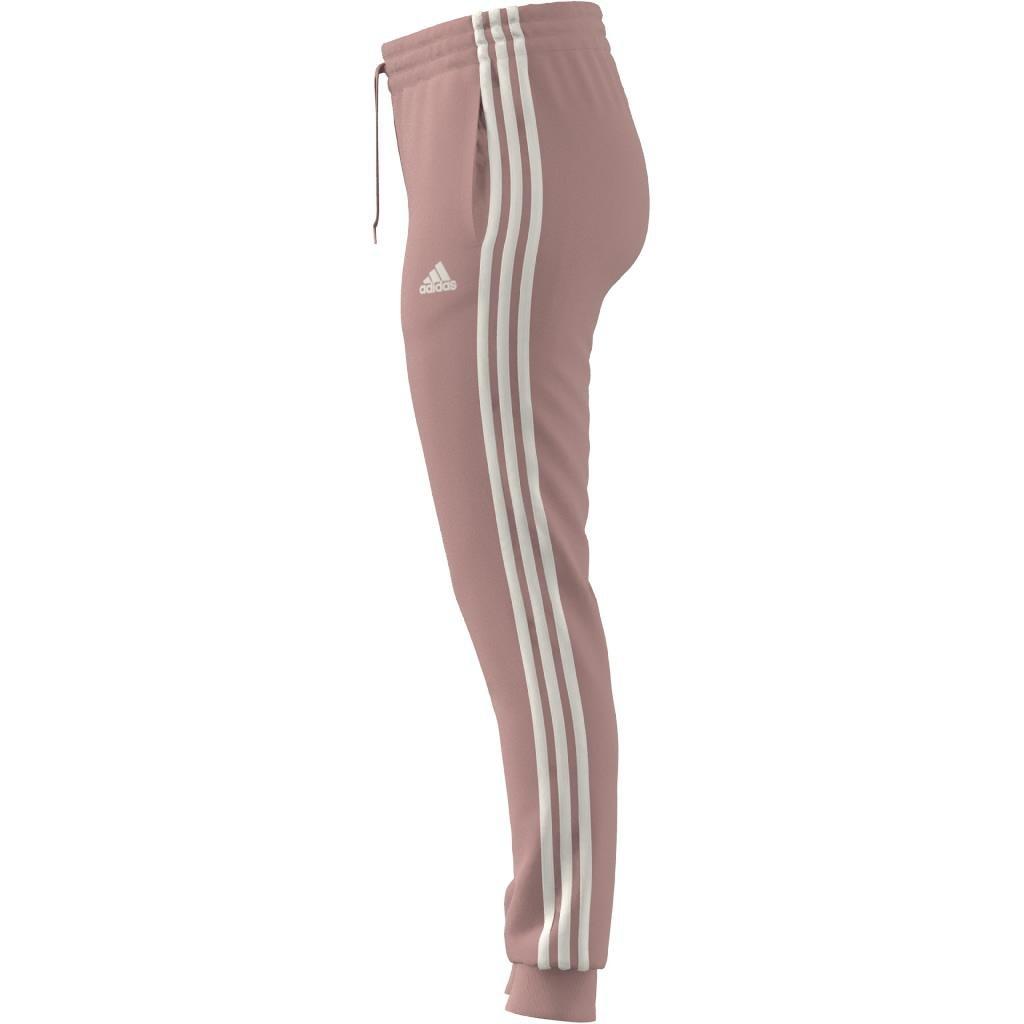 Essentials Single Jersey 3-Stripes Joggers, Pink, , large image number 6