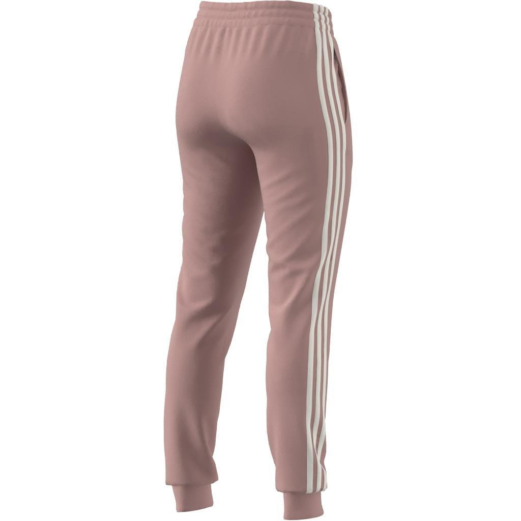 Essentials Single Jersey 3-Stripes Joggers, Pink, , large image number 7