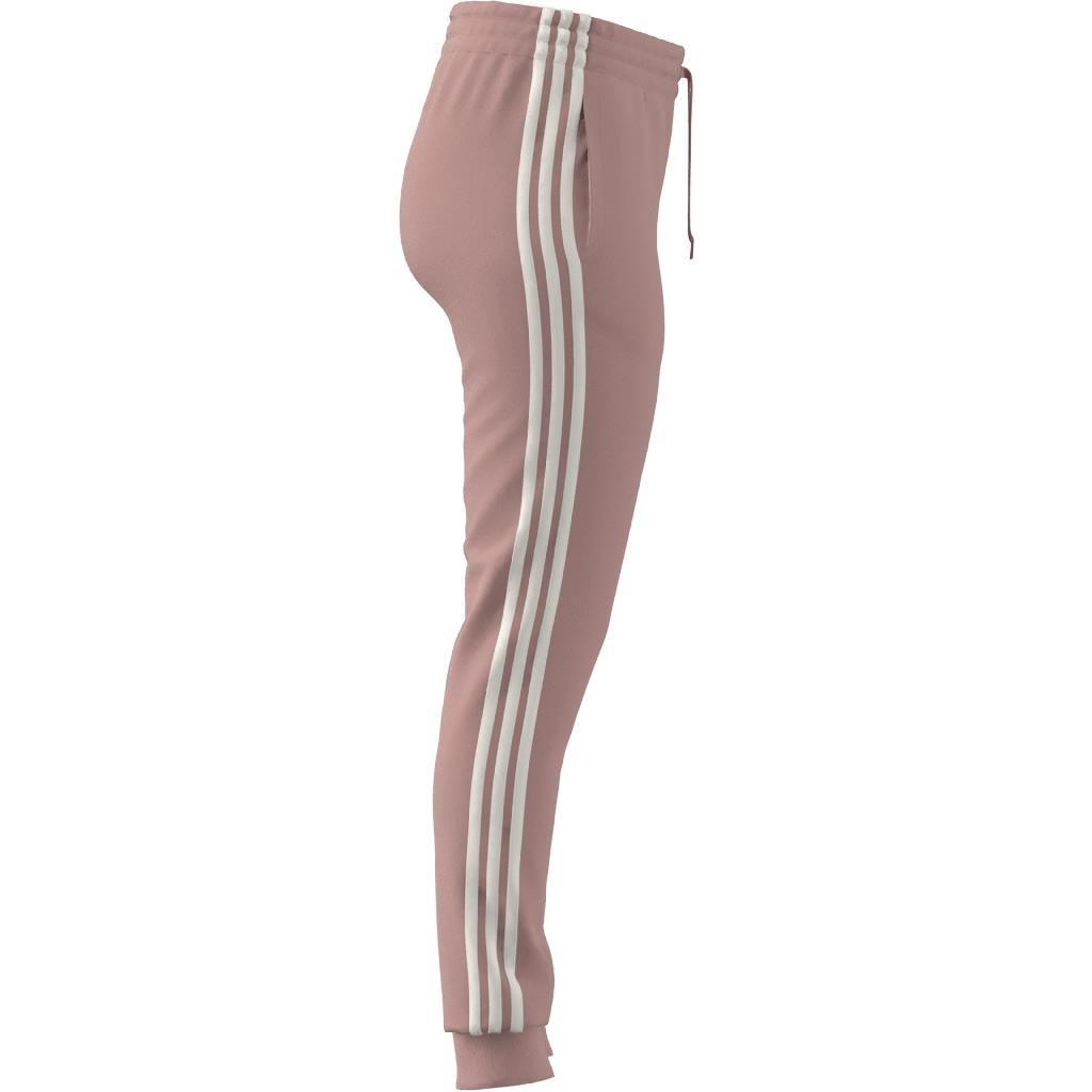 Essentials Single Jersey 3-Stripes Joggers, Pink, , large image number 8