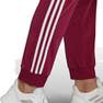 Women Primegreen Essentials Warm-Up Slim Tapered 3-Stripes Tracksuit Bottoms, Red, A901_ONE, thumbnail image number 4