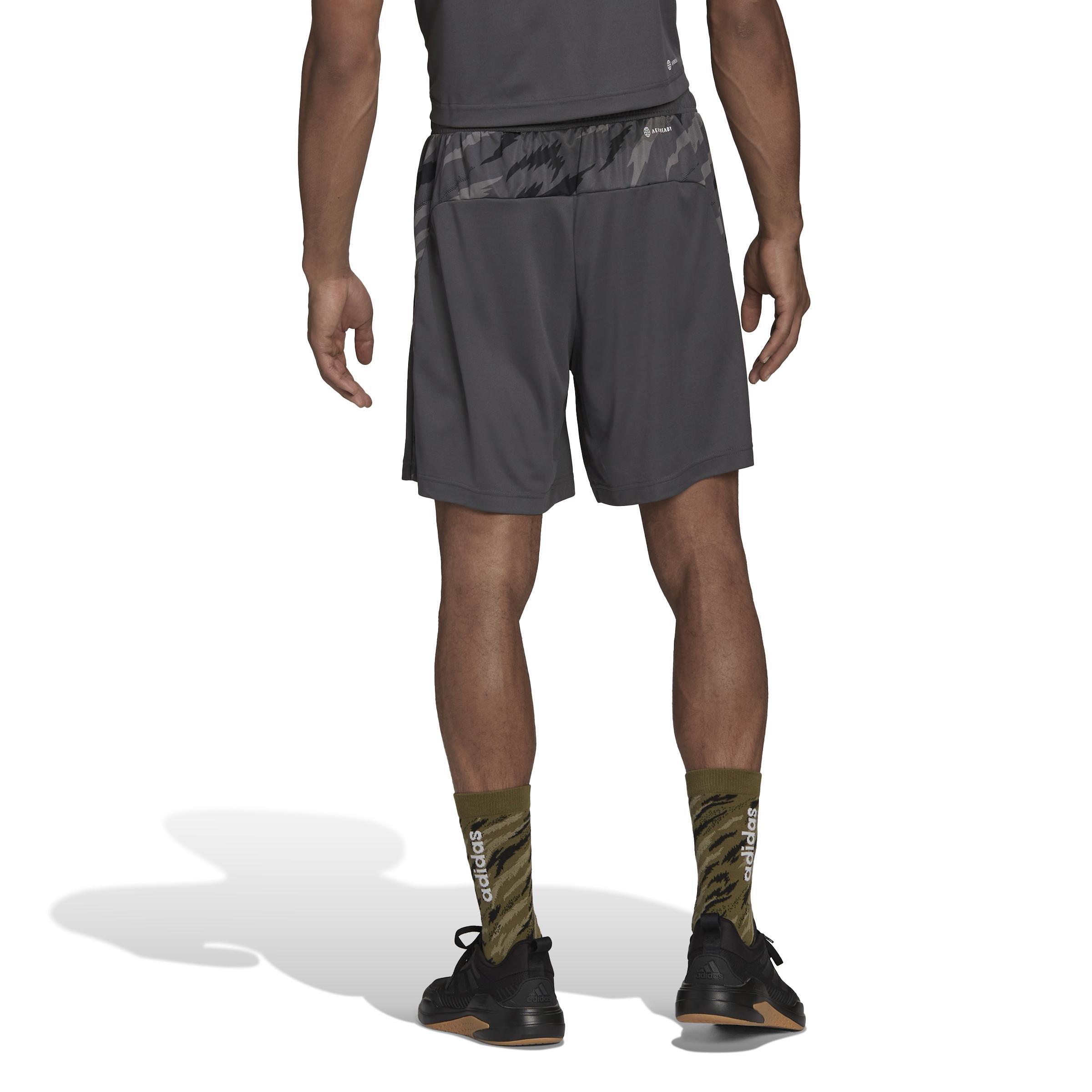Aeroready Feelstrong Camo Sport Shorts, Grey, A901_ONE, large image number 2