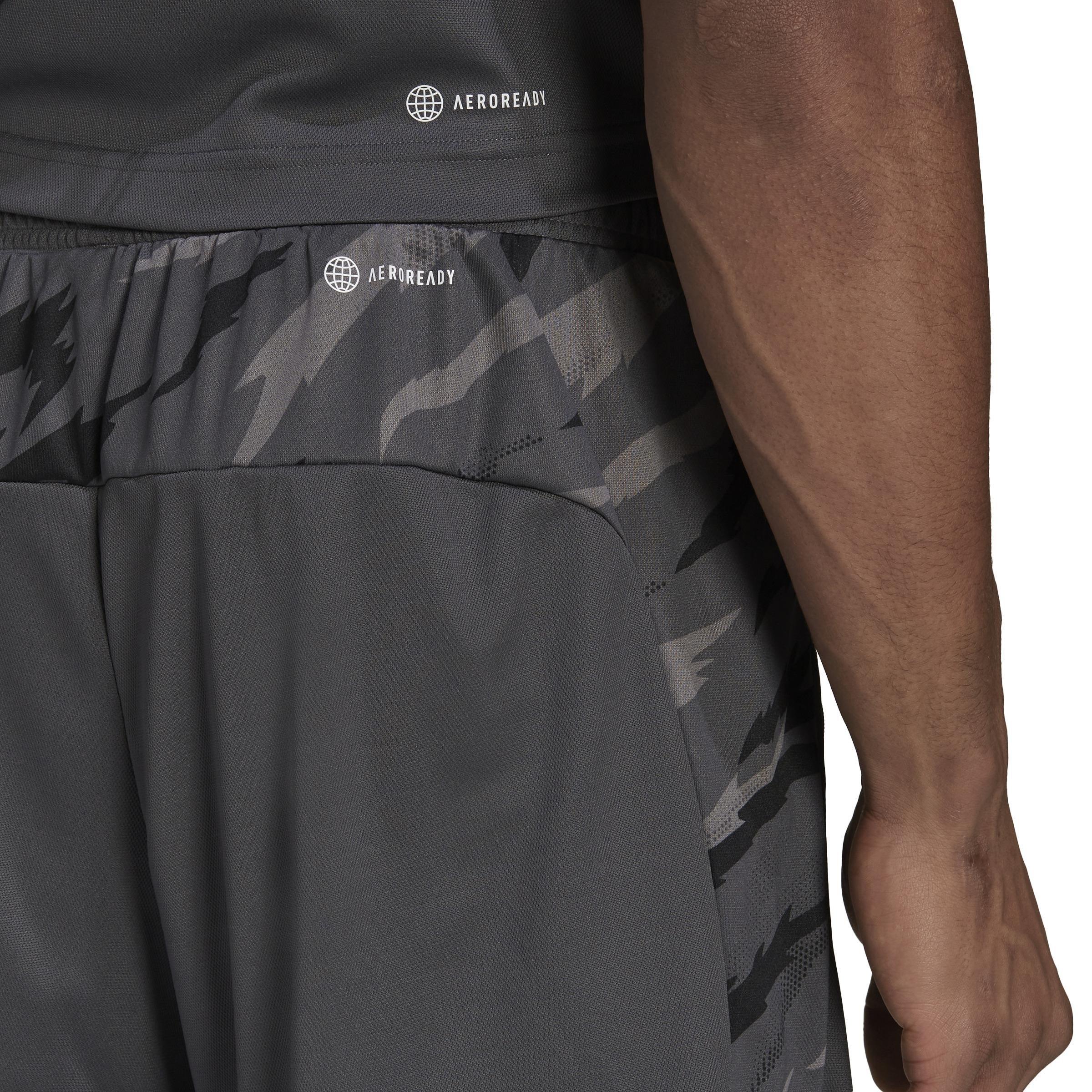 Aeroready Feelstrong Camo Sport Shorts, Grey, A901_ONE, large image number 3