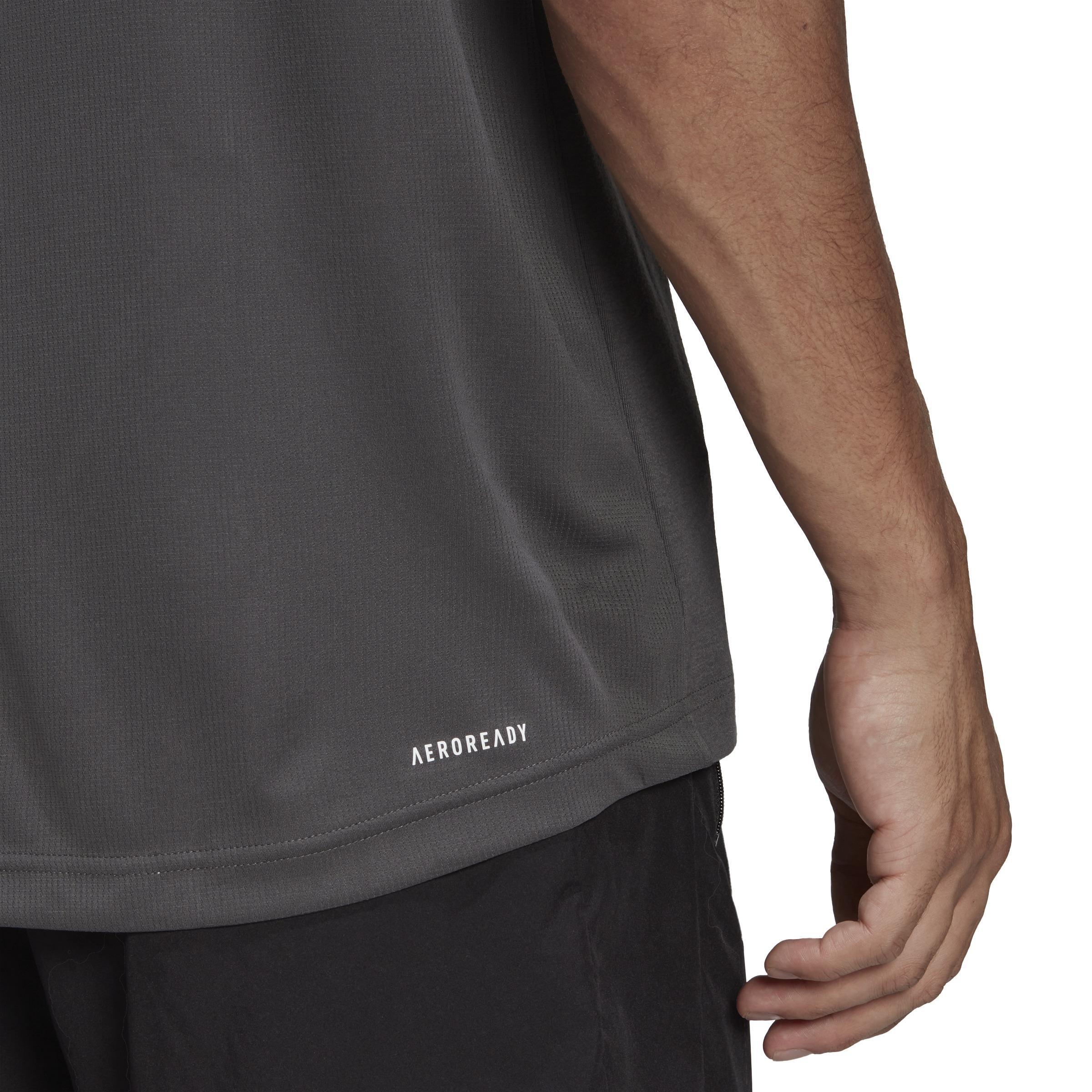 Aeroready Motion Sport T-Shirt, Grey, A901_ONE, large image number 6