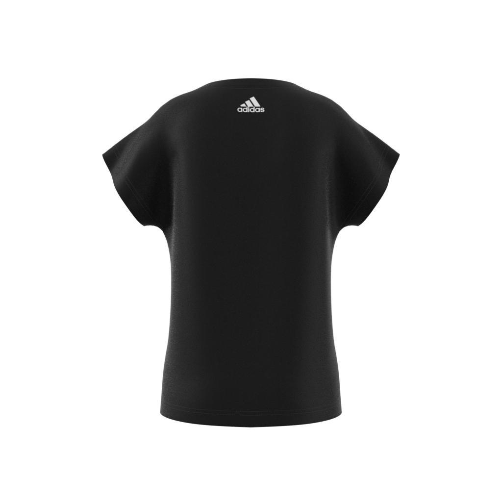 Black adidas hotsell shirt for girls