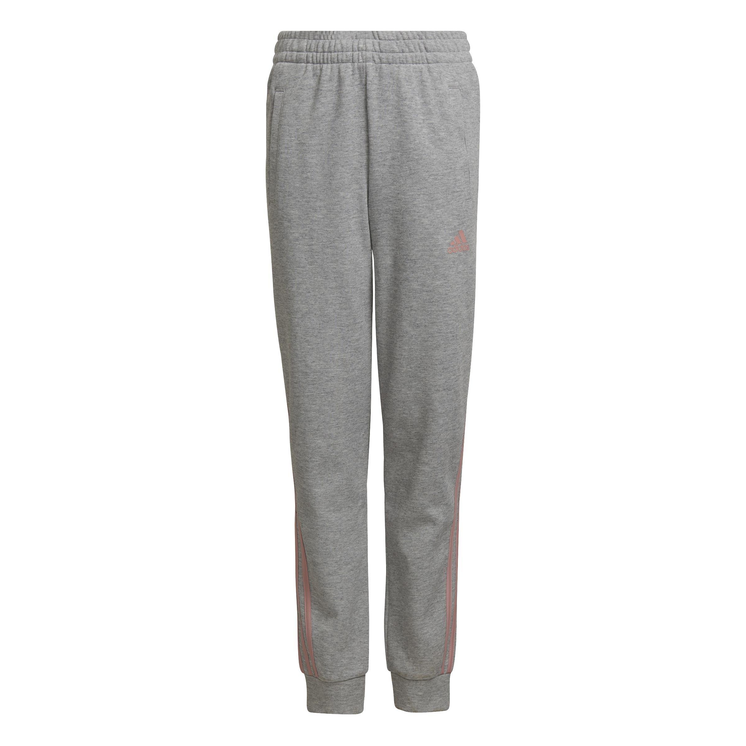 3-Stripes Tapered Leg Tracksuit Bottoms, Grey, A901_ONE, large image number 1