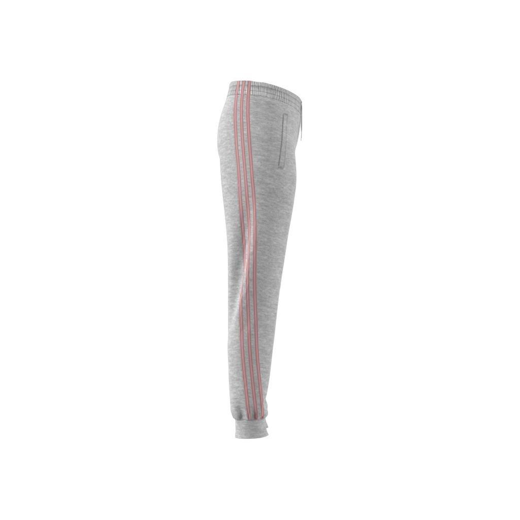 Kids 3-Stripes Tapered Leg Tracksuit Bottoms, Grey, , large image number 7