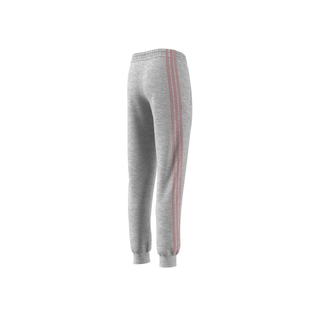 Kids 3-Stripes Tapered Leg Tracksuit Bottoms, Grey, , large image number 9