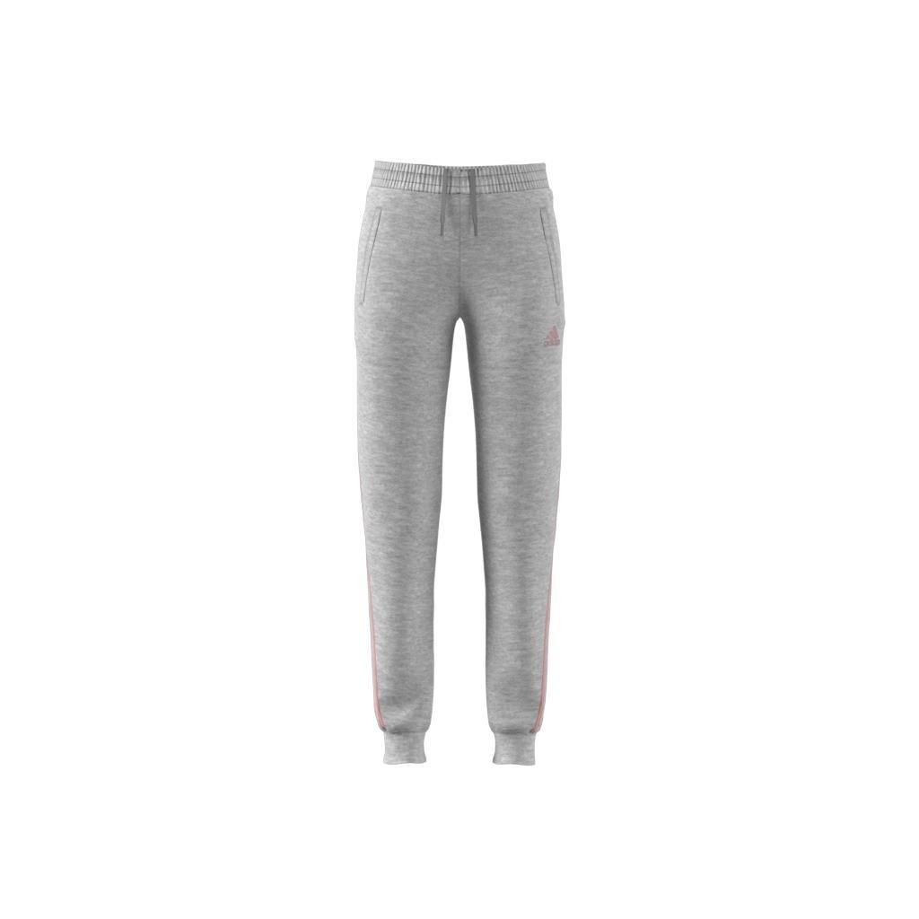 Kids 3-Stripes Tapered Leg Tracksuit Bottoms, Grey, , large image number 11