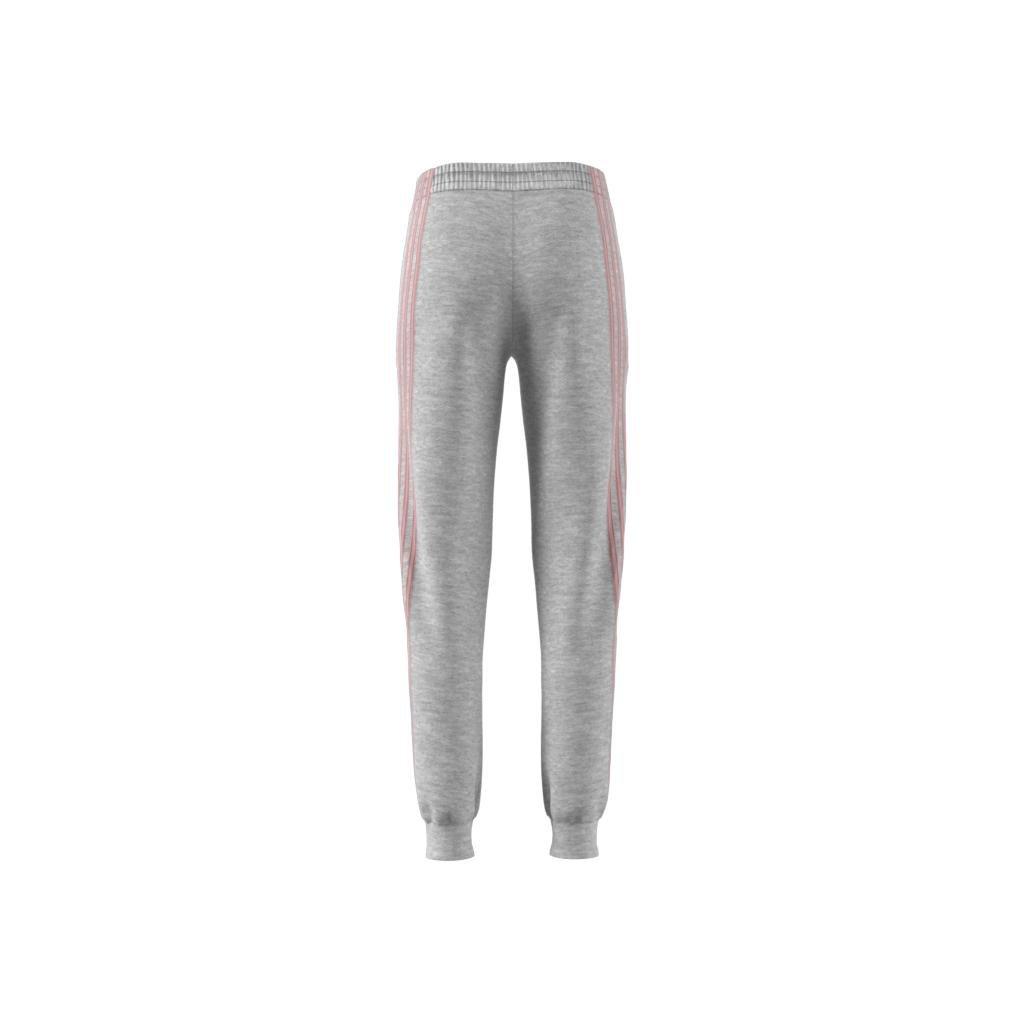 Kids 3-Stripes Tapered Leg Tracksuit Bottoms, Grey, , large image number 12