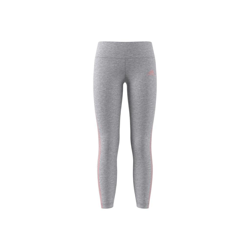 adidas Outlet Kids 3-Stripes Cotton Leggings, Grey Azadea Lebanon