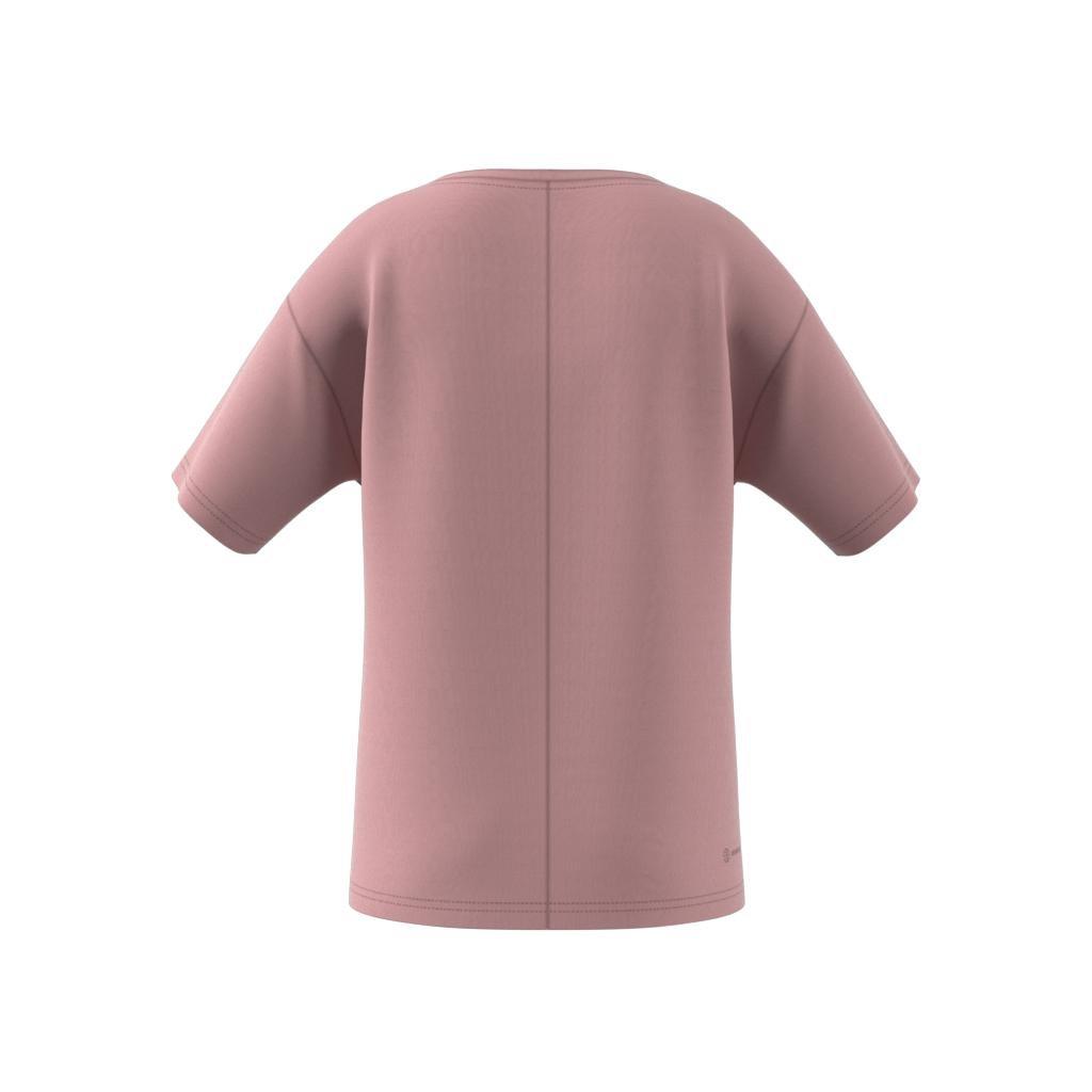 Kids Aeroready Dance T-Shirt, Pink, A901_ONE, large image number 6