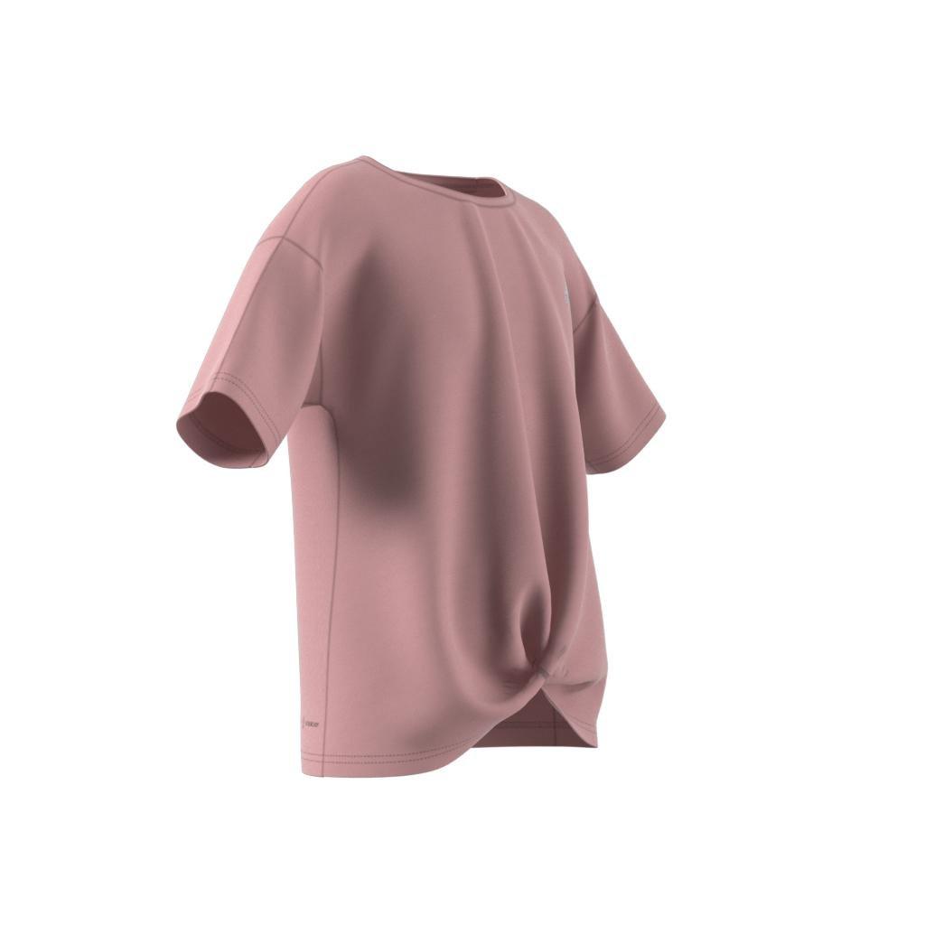 Kids Aeroready Dance T-Shirt, Pink, A901_ONE, large image number 7