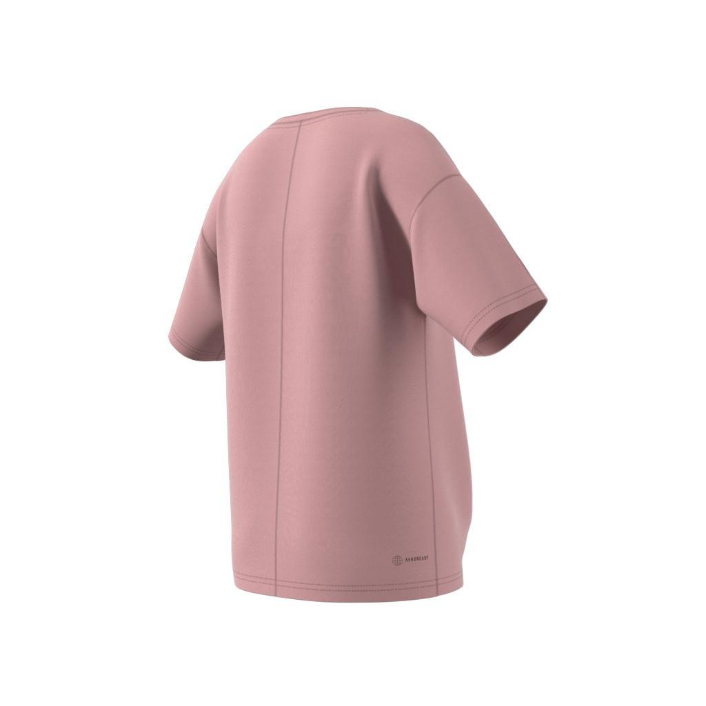 Kids Aeroready Dance T-Shirt, Pink, A901_ONE, large image number 9