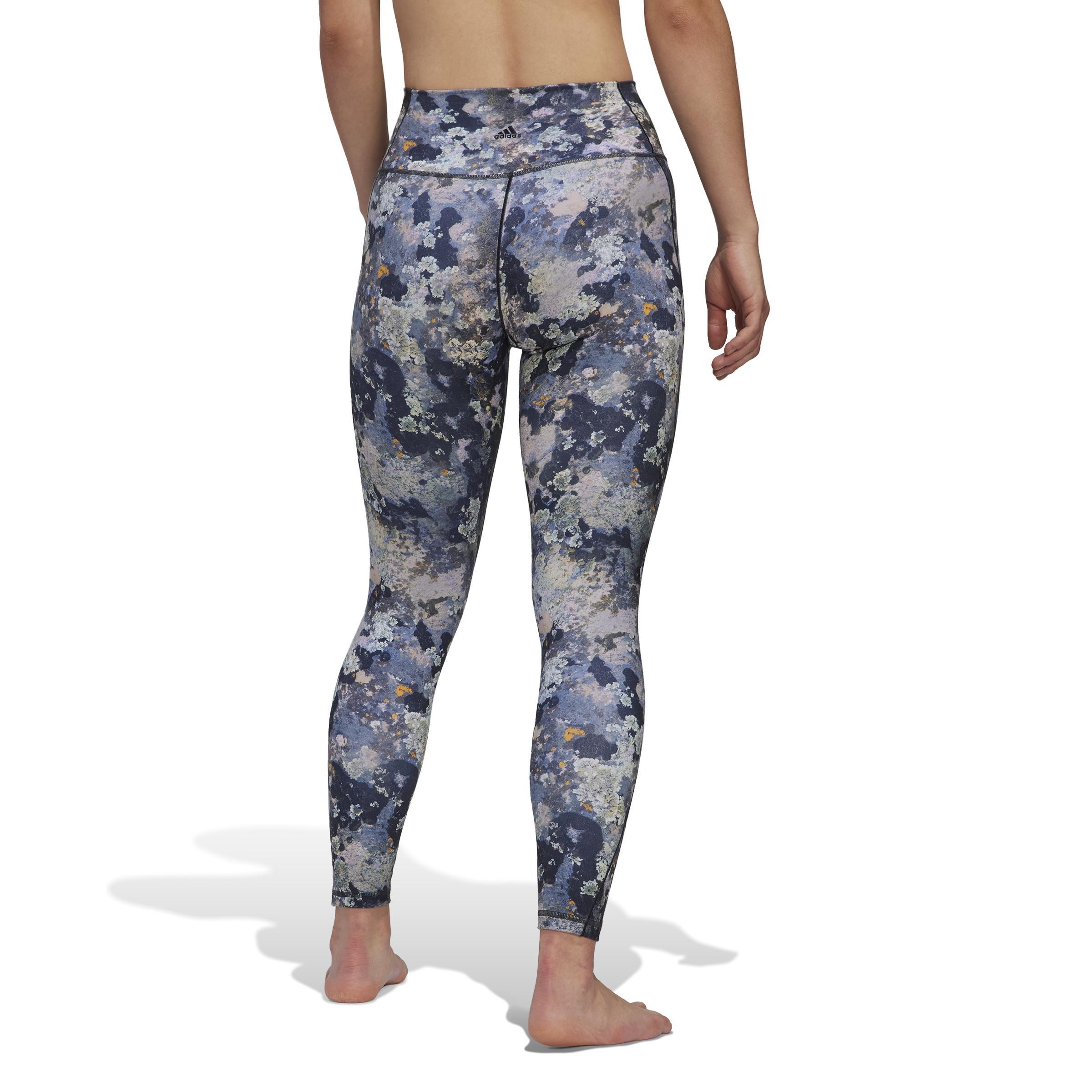 adidas Yoga Studio 7/8 Tights, Blue, A901_ONE, large image number 2