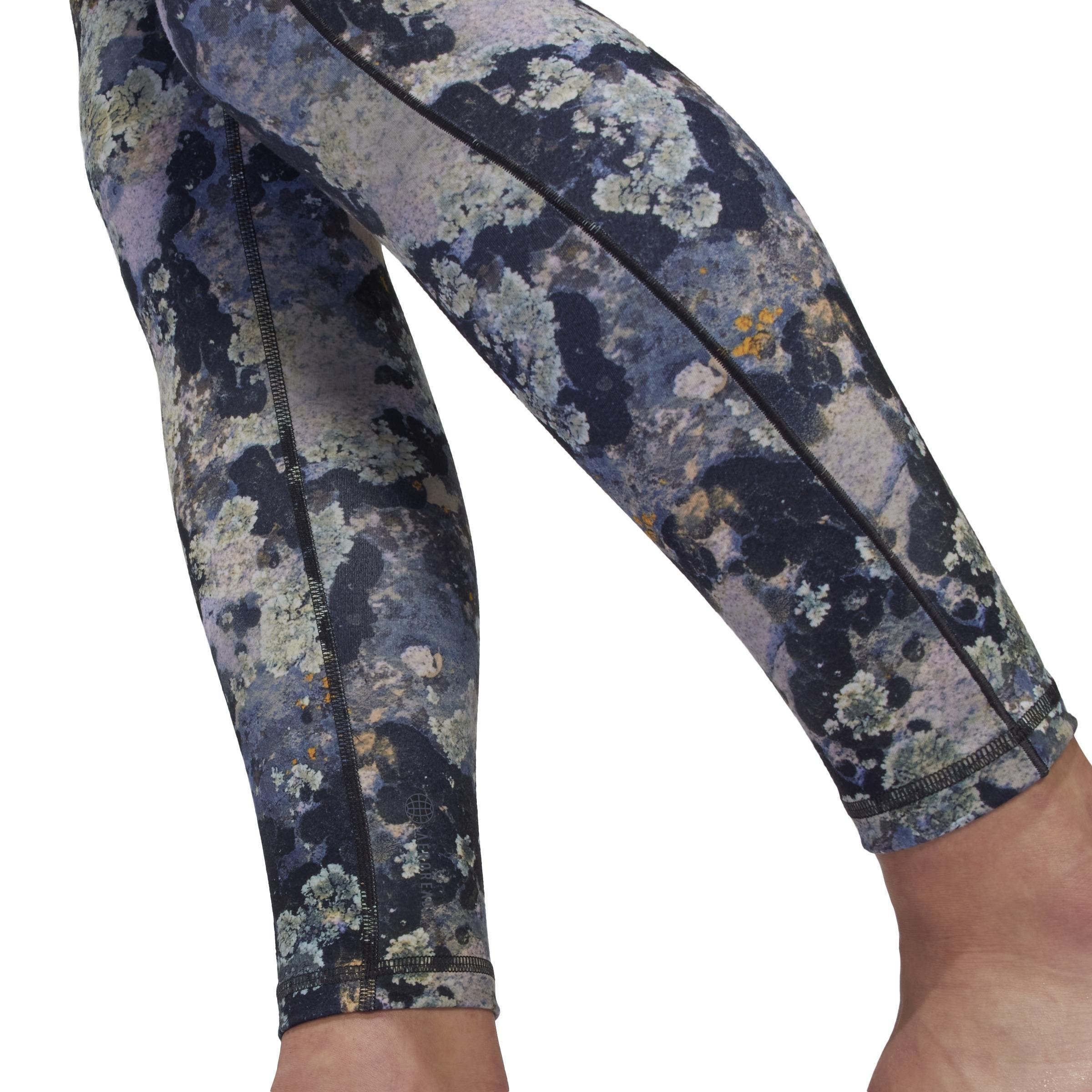 adidas Yoga Studio 7/8 Tights, Blue, A901_ONE, large image number 4