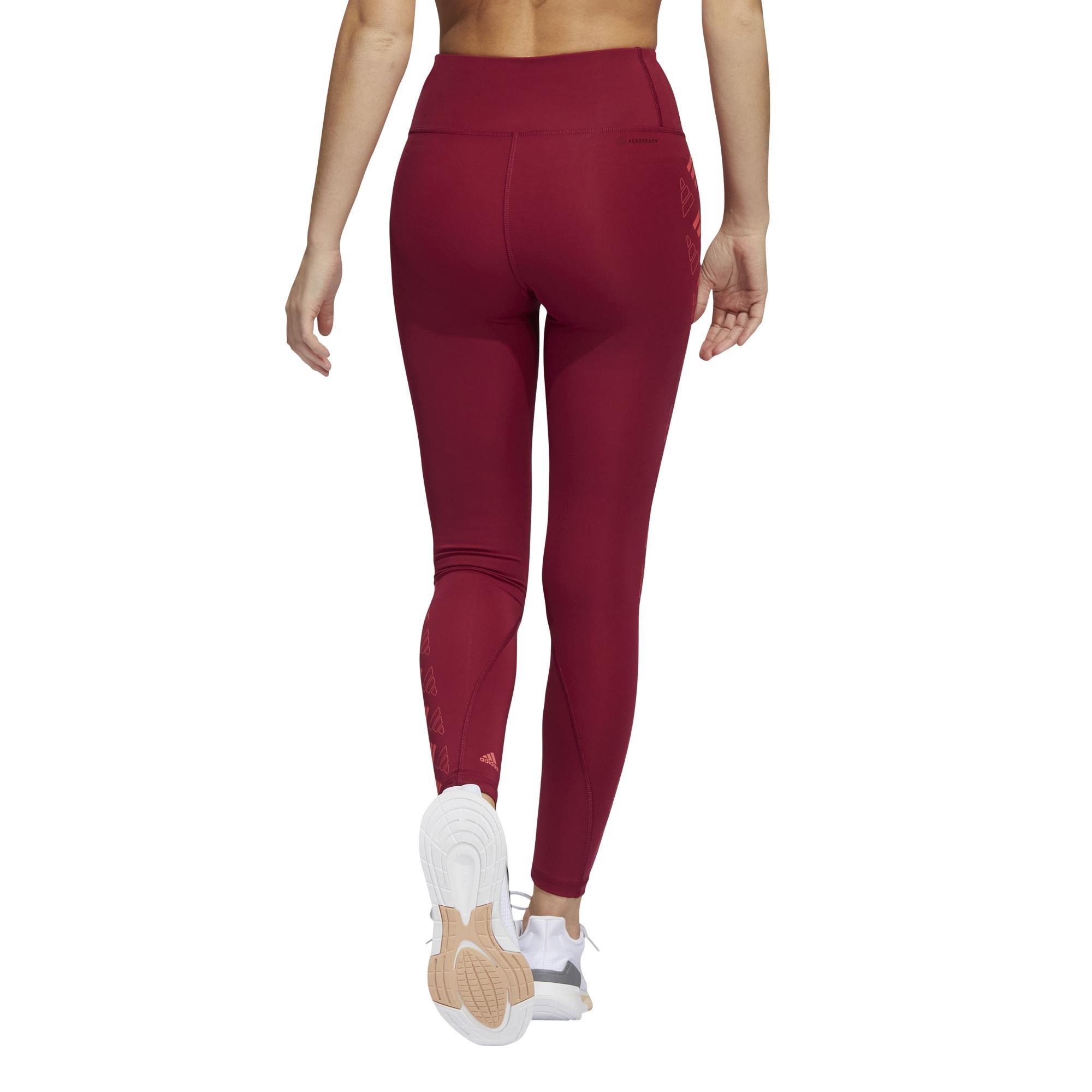 Optime Training Tights, Red, , large image number 5