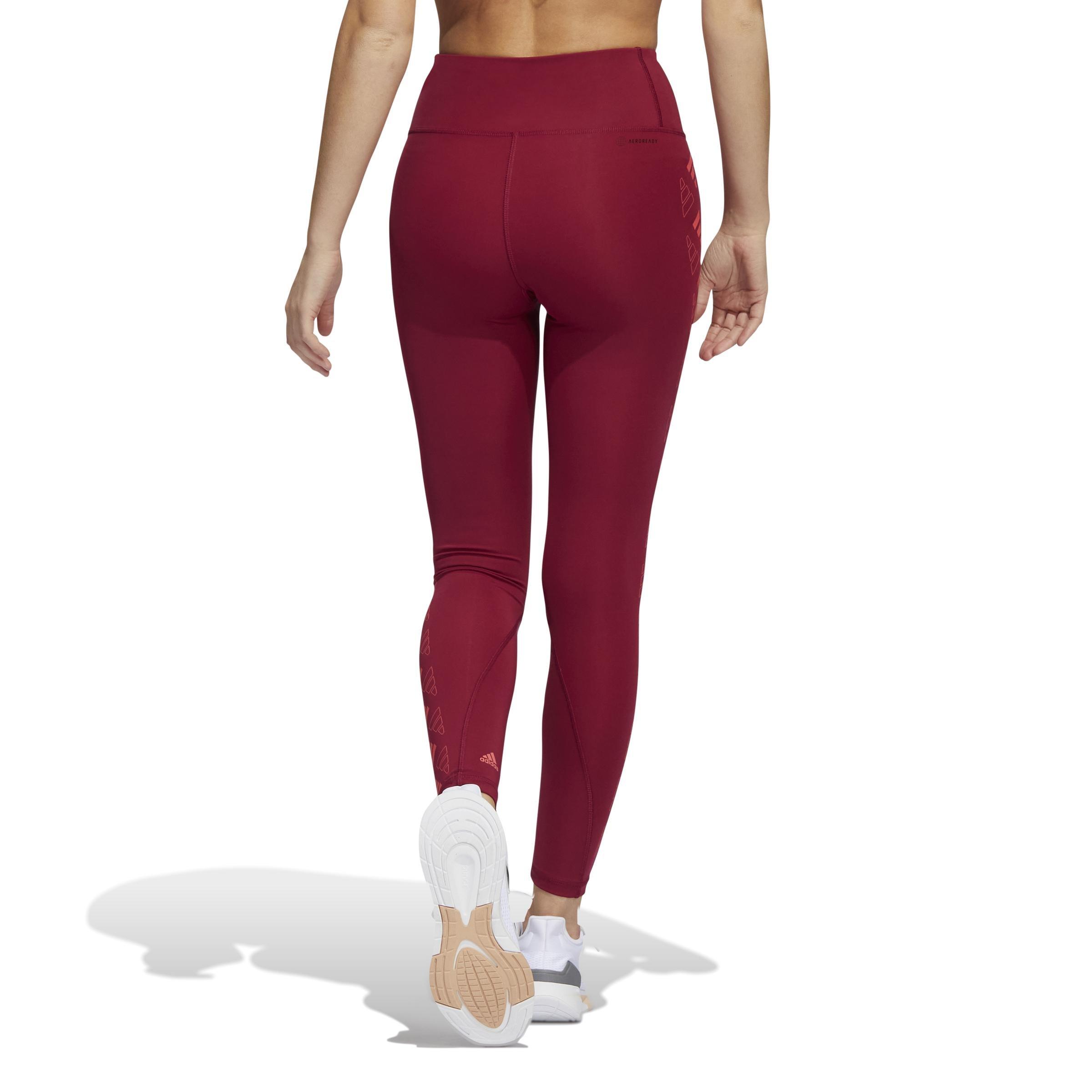 Optime Training Tights, Red, , large image number 6