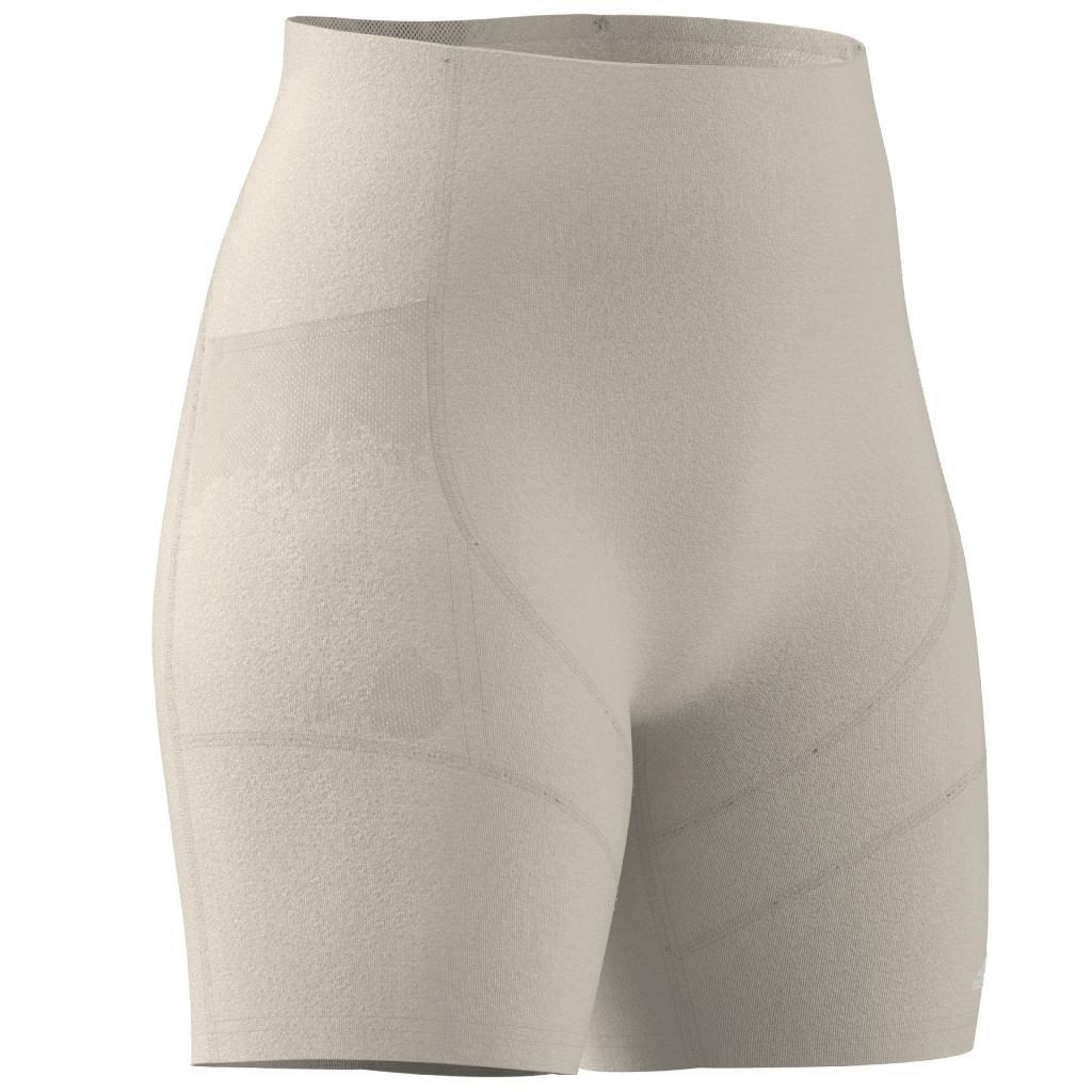 adidas Yoga Studio Pocket Short Tights, White, A901_ONE, large image number 7