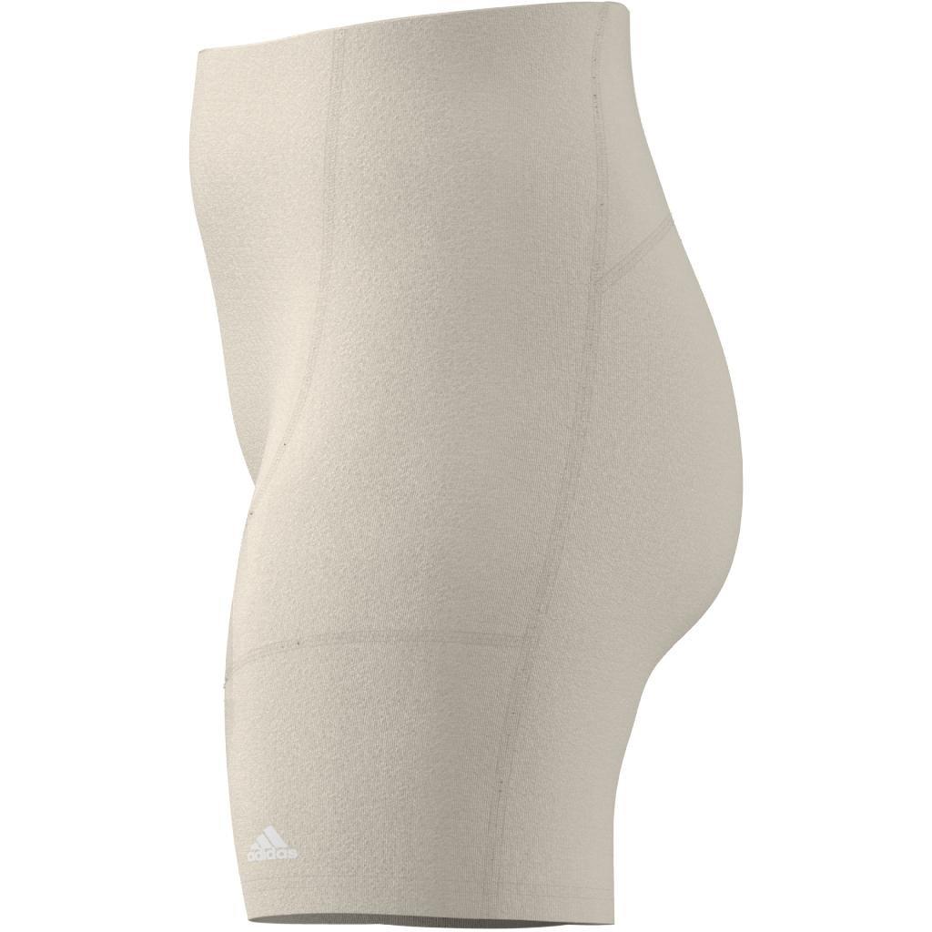 adidas Yoga Studio Pocket Short Tights, White, A901_ONE, large image number 17