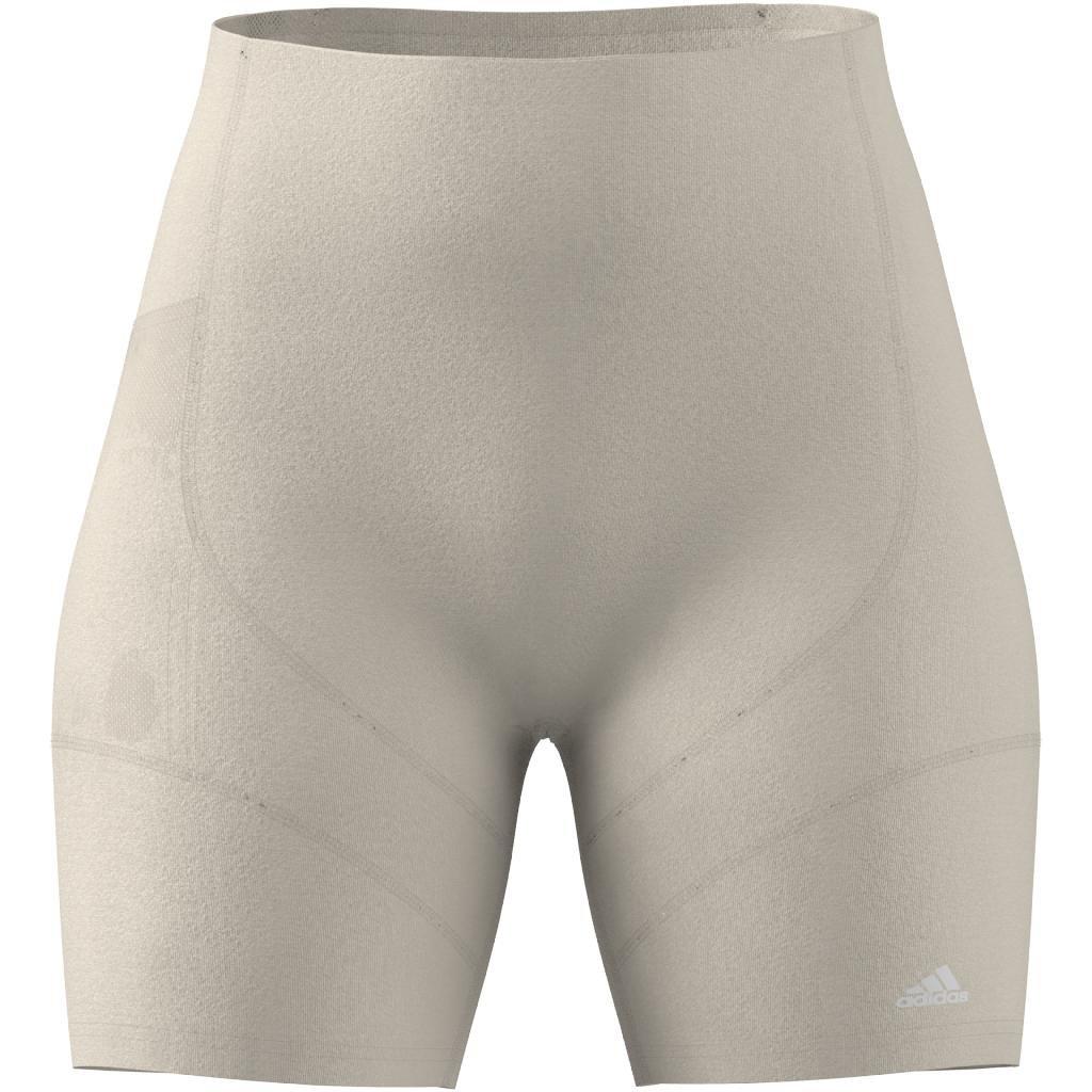 adidas Yoga Studio Pocket Short Tights, White, A901_ONE, large image number 19