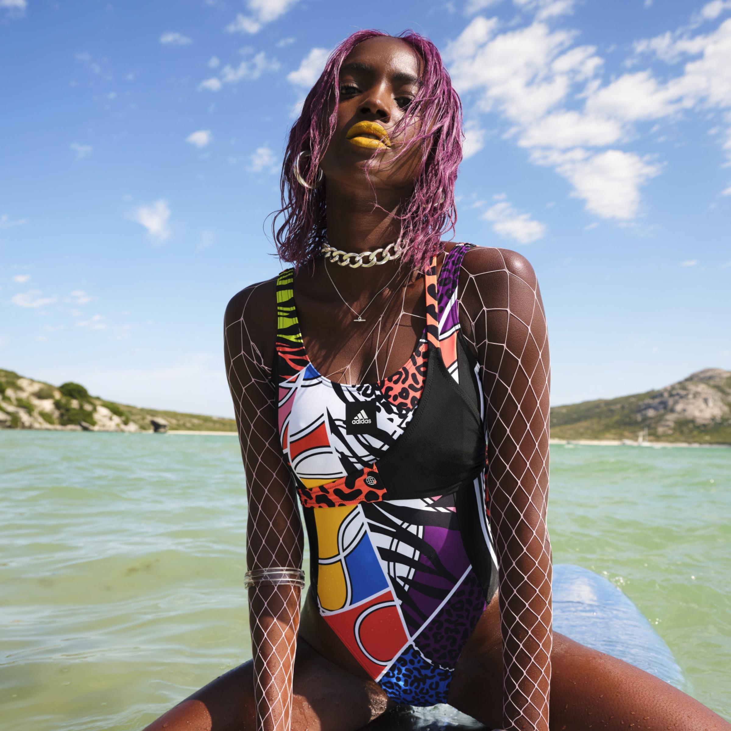 Rich Mnisi Swimsuit, Black, A901_ONE, large image number 13