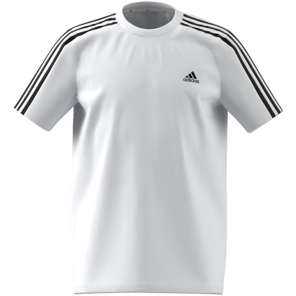 Kids Essentials 3-Stripes T-Shirt, White, A901_ONE, large image number 6