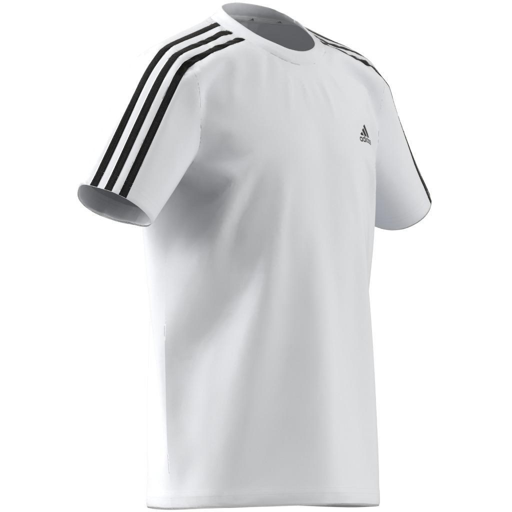 Kids Essentials 3-Stripes T-Shirt, White, A901_ONE, large image number 12