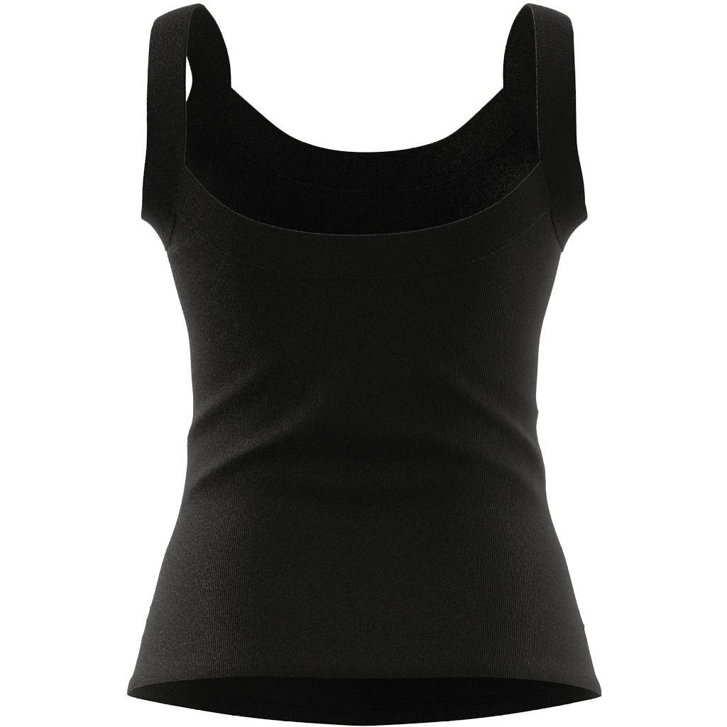 Essentials Yoga Rib Tank Top, Black, A901_ONE, large image number 3