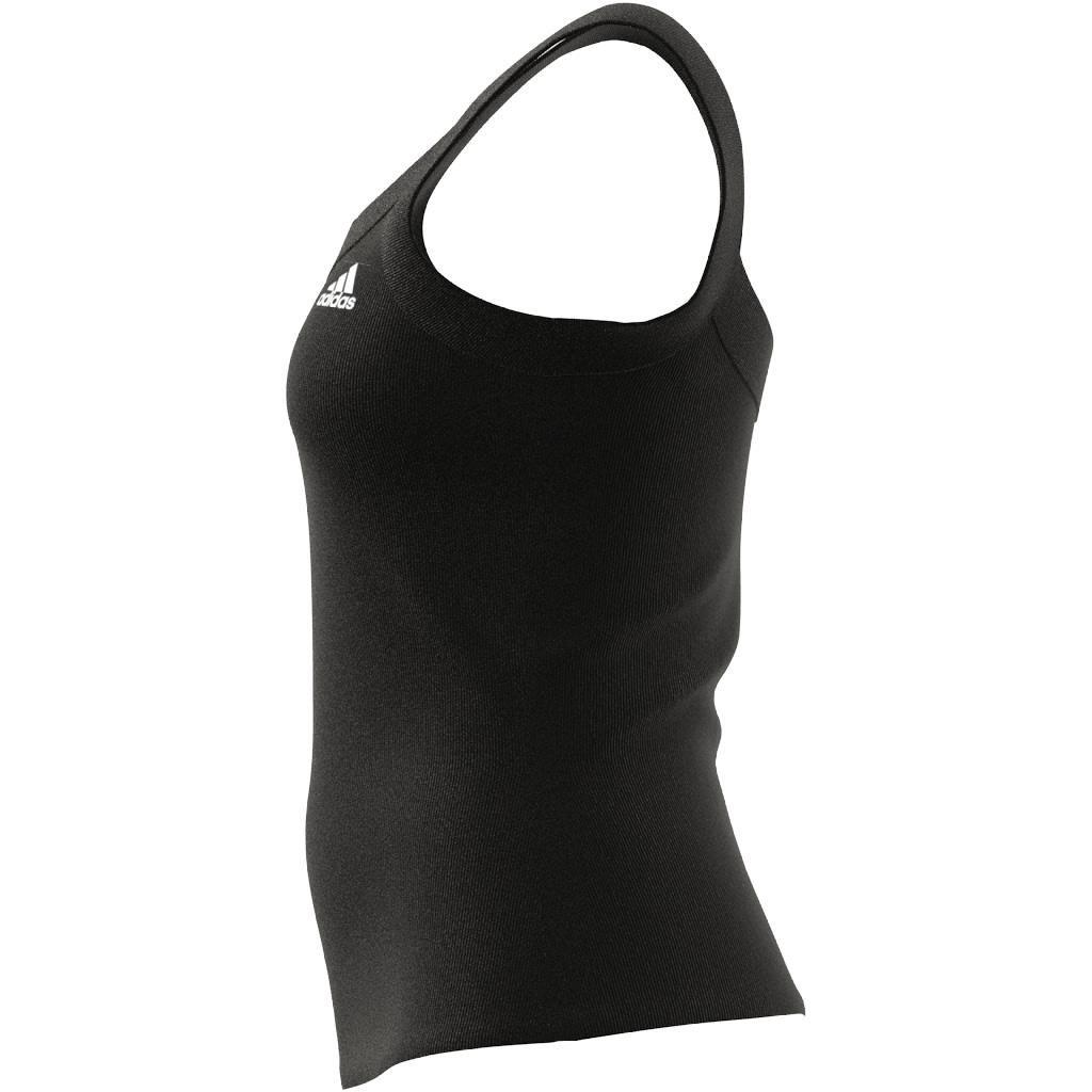 Essentials Yoga Rib Tank Top, Black, A901_ONE, large image number 4