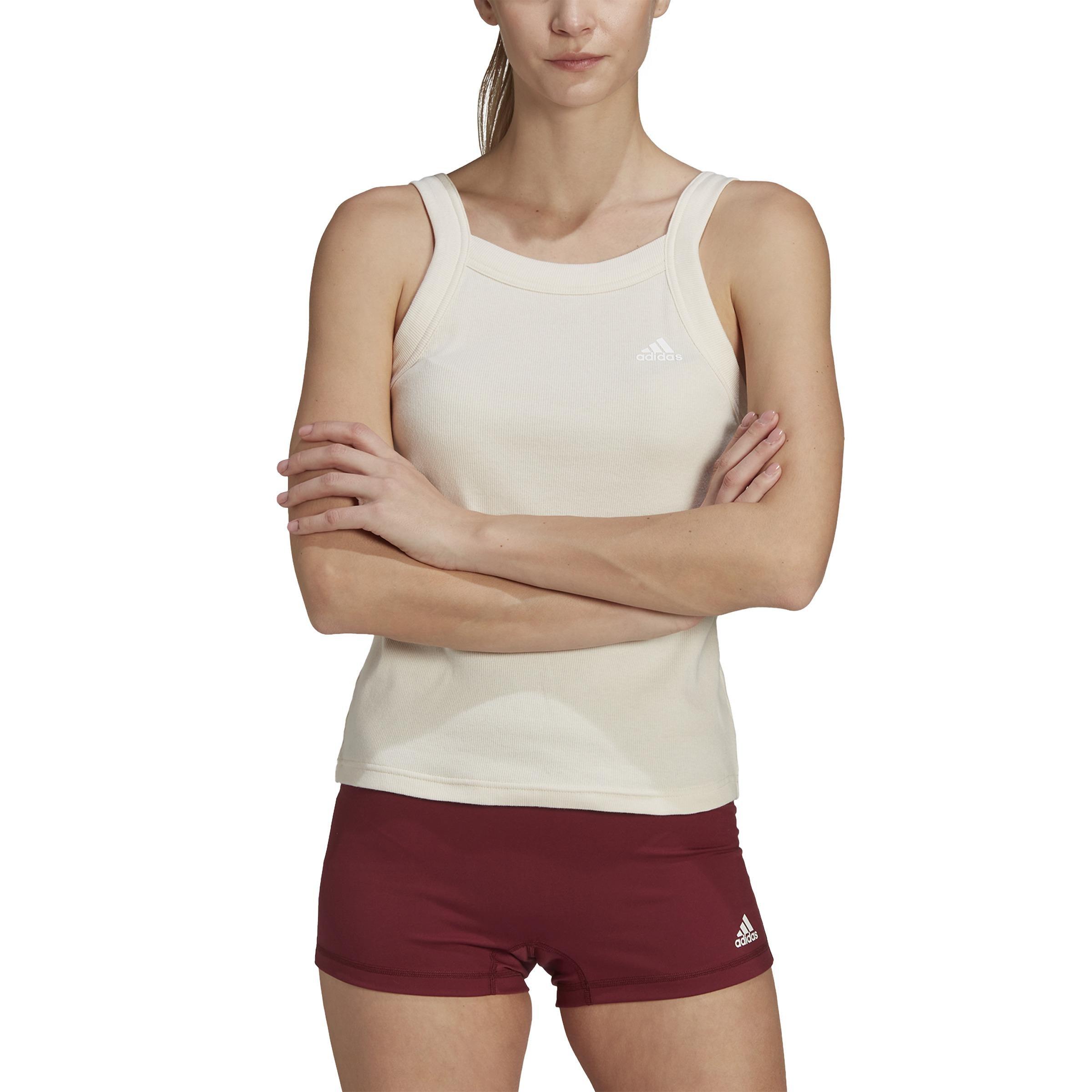 Essentials Yoga Rib Tank Top, White, A901_ONE, large image number 2