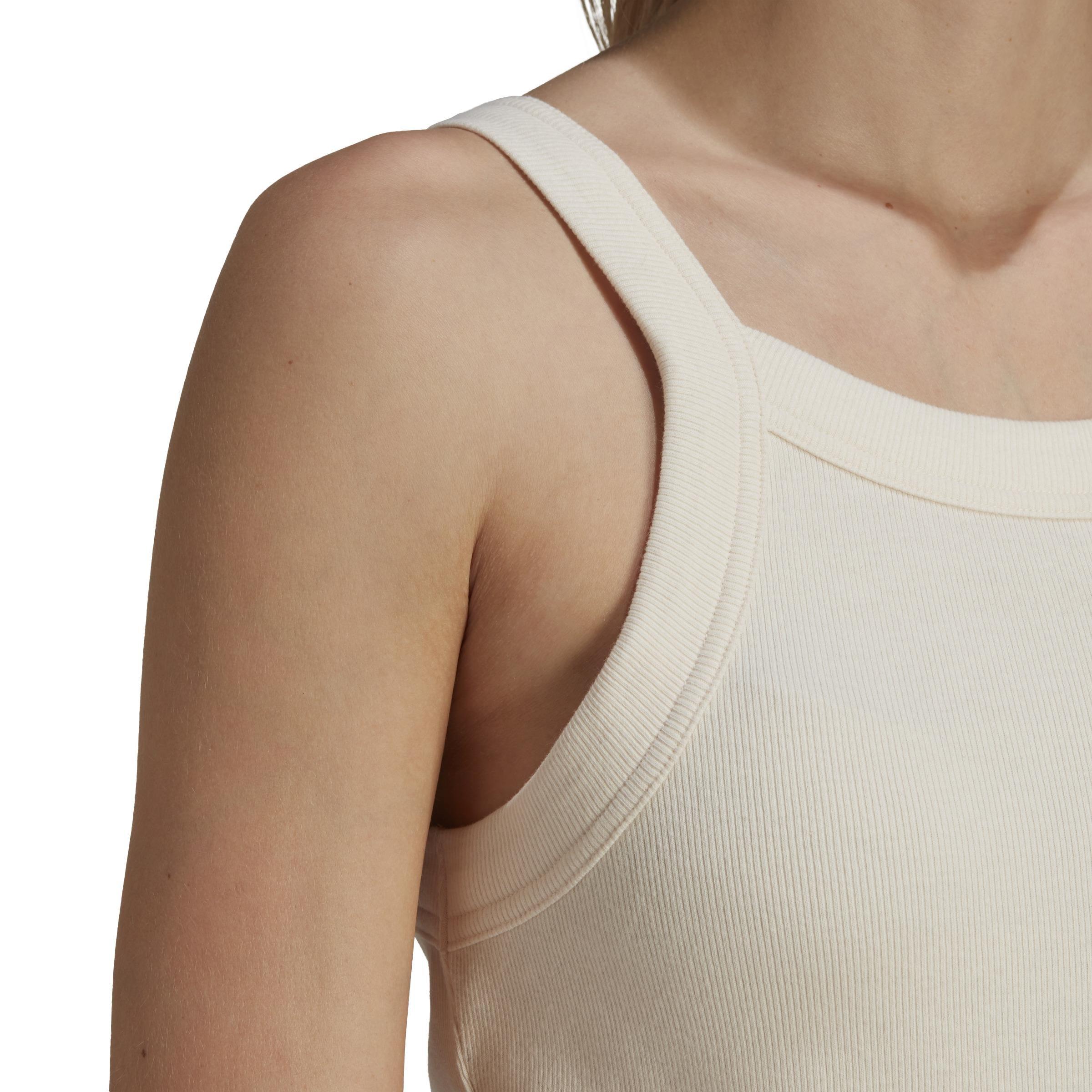 Essentials Yoga Rib Tank Top, White, A901_ONE, large image number 5